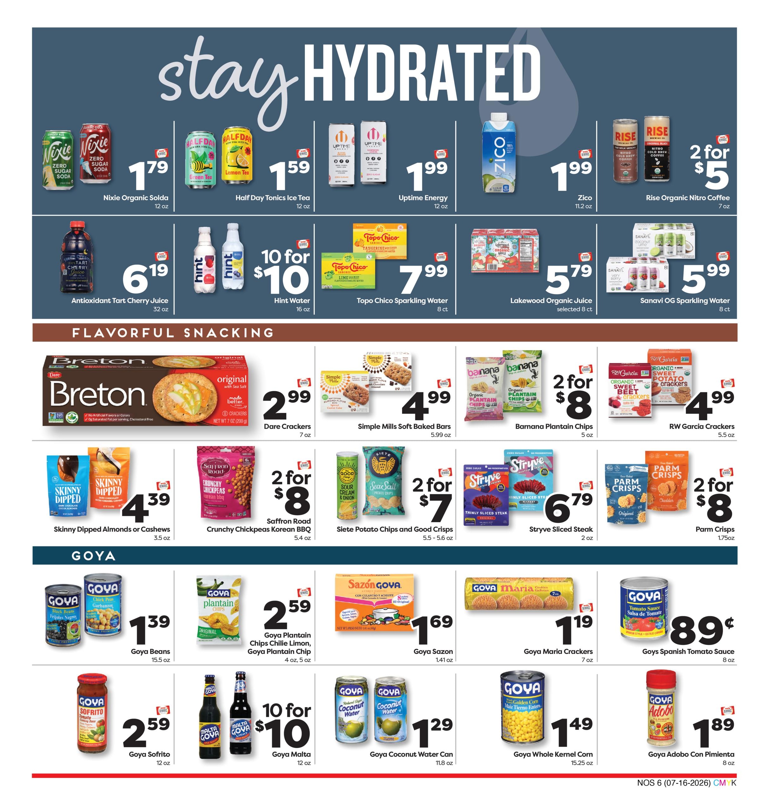 Weis Markets Natural & Organic Weekly Ad July 16 - August 12, 2026