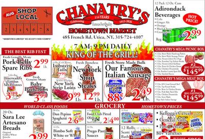 Chanatry's Hometown Market Weekly Ad August 2 - 8, 2026