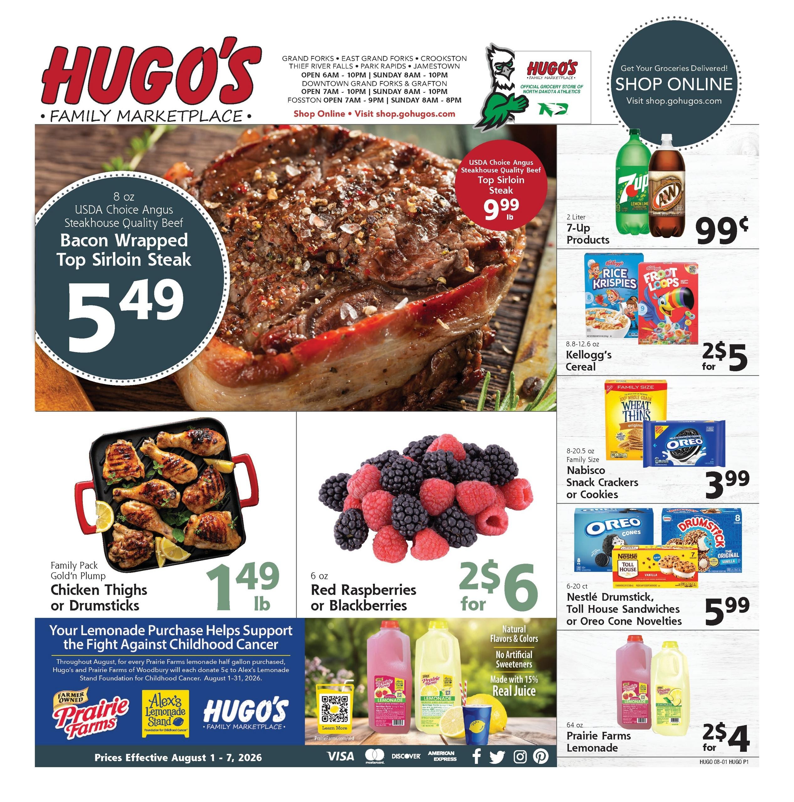Hugo's Weekly Ad August 1 - 7, 2026