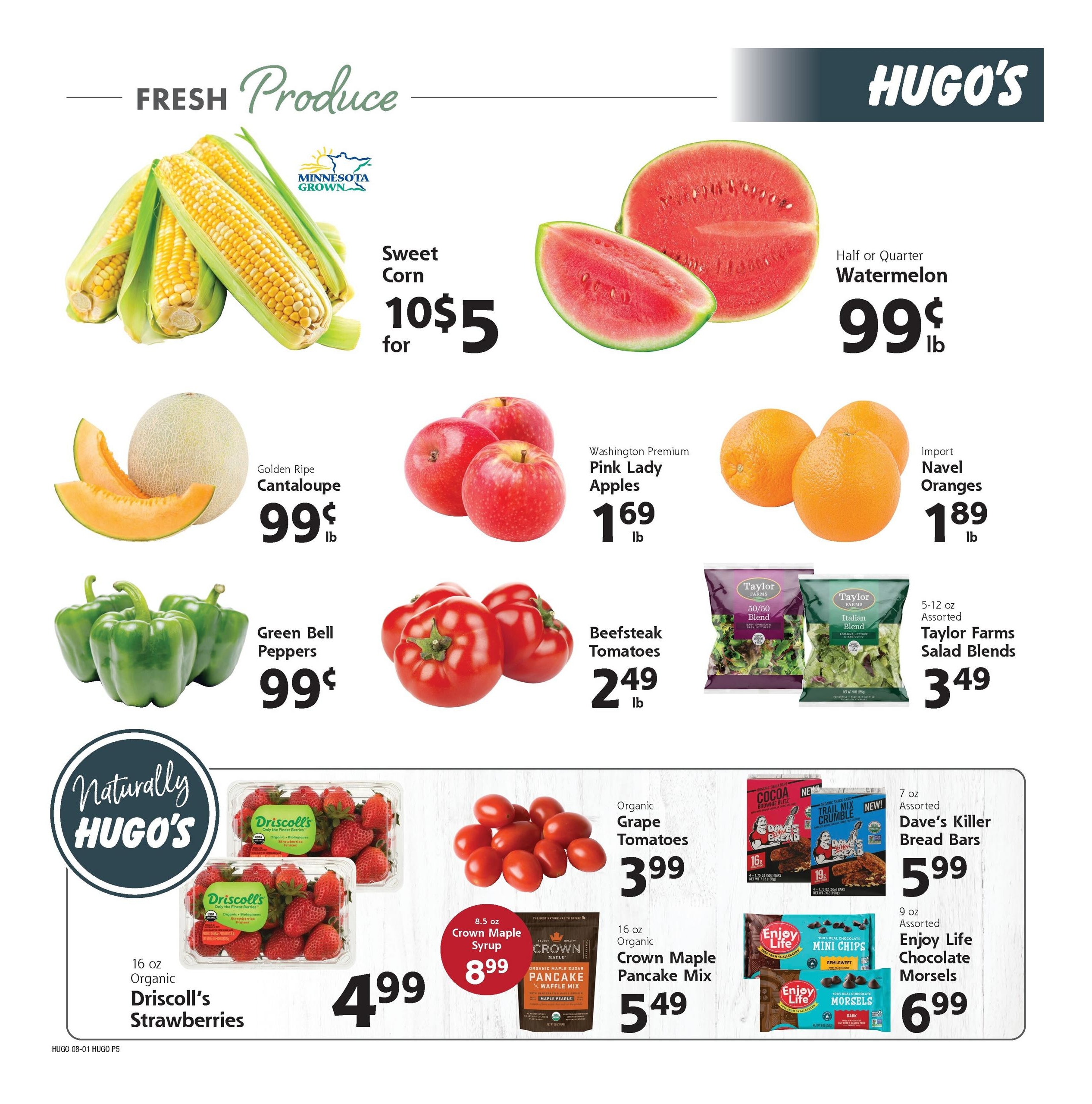 Hugo's Weekly Ad August 1 - 7, 2026