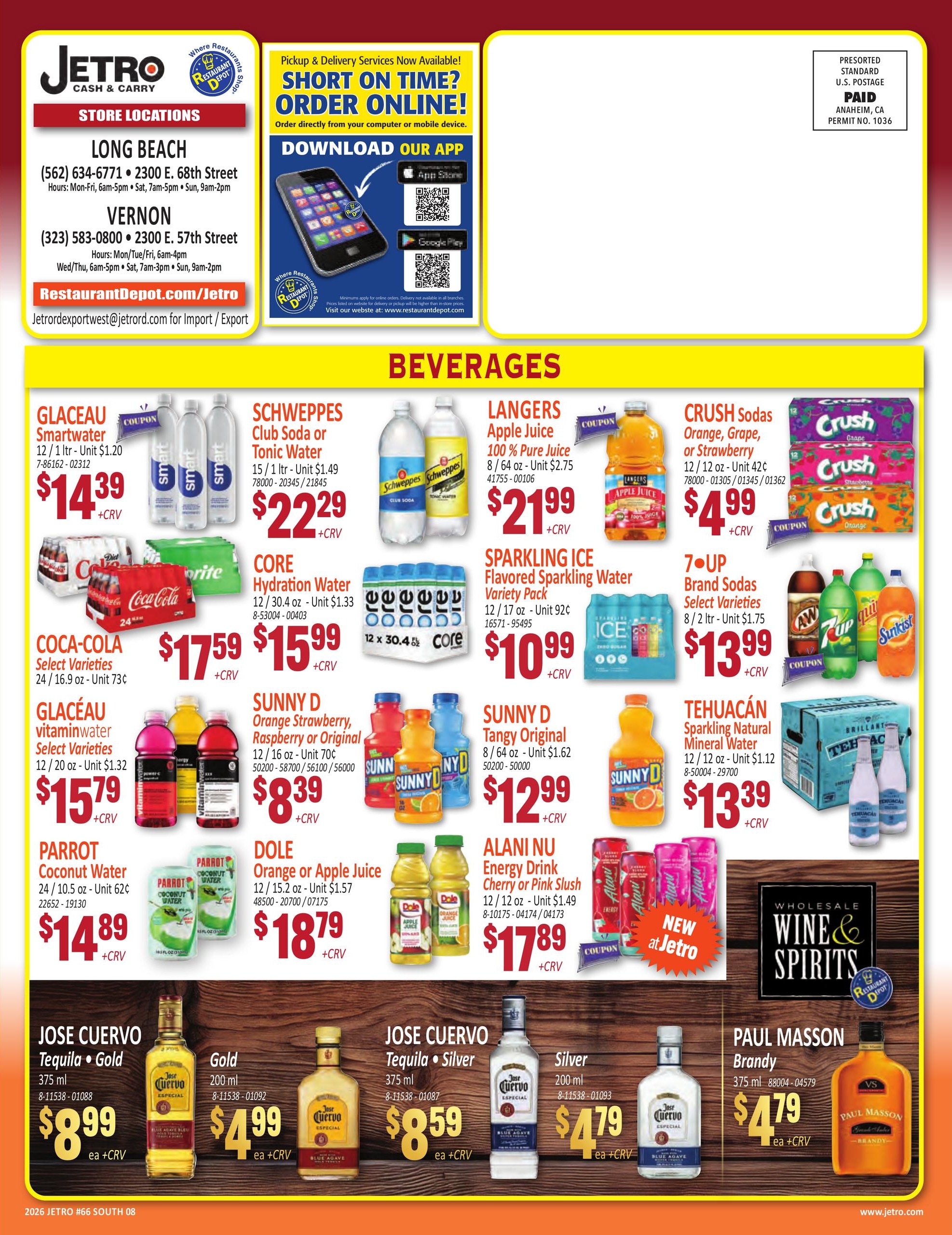 Jetro (New York–Jersey City Area, NJ–NY) Weekly Ad July 22 - August 6, 2026