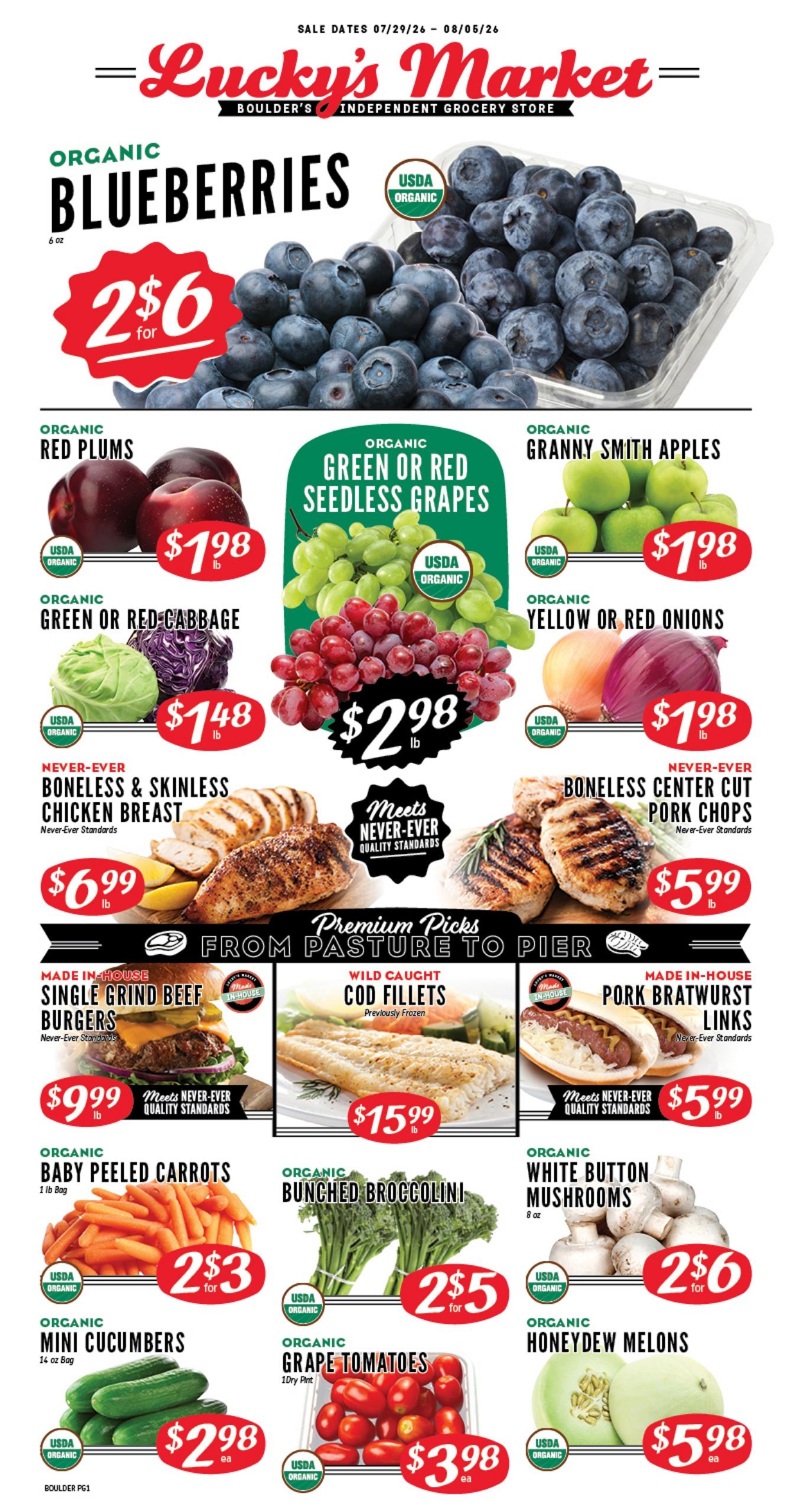 Lucky's Market (Boulder–Broomfield Area, CO) Weekly Ad July 29 - August 5, 2026