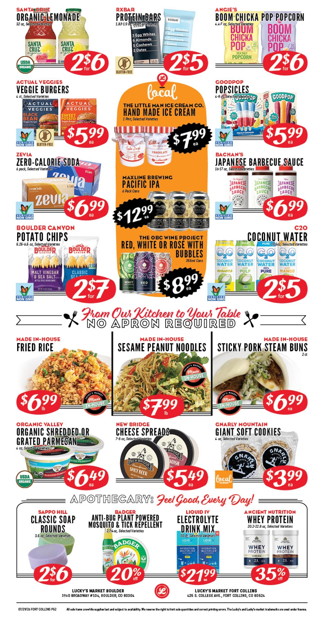 Lucky's Market (Fort Collins–Windsor Area, CO) Weekly Ad July 29 - August 5, 2026