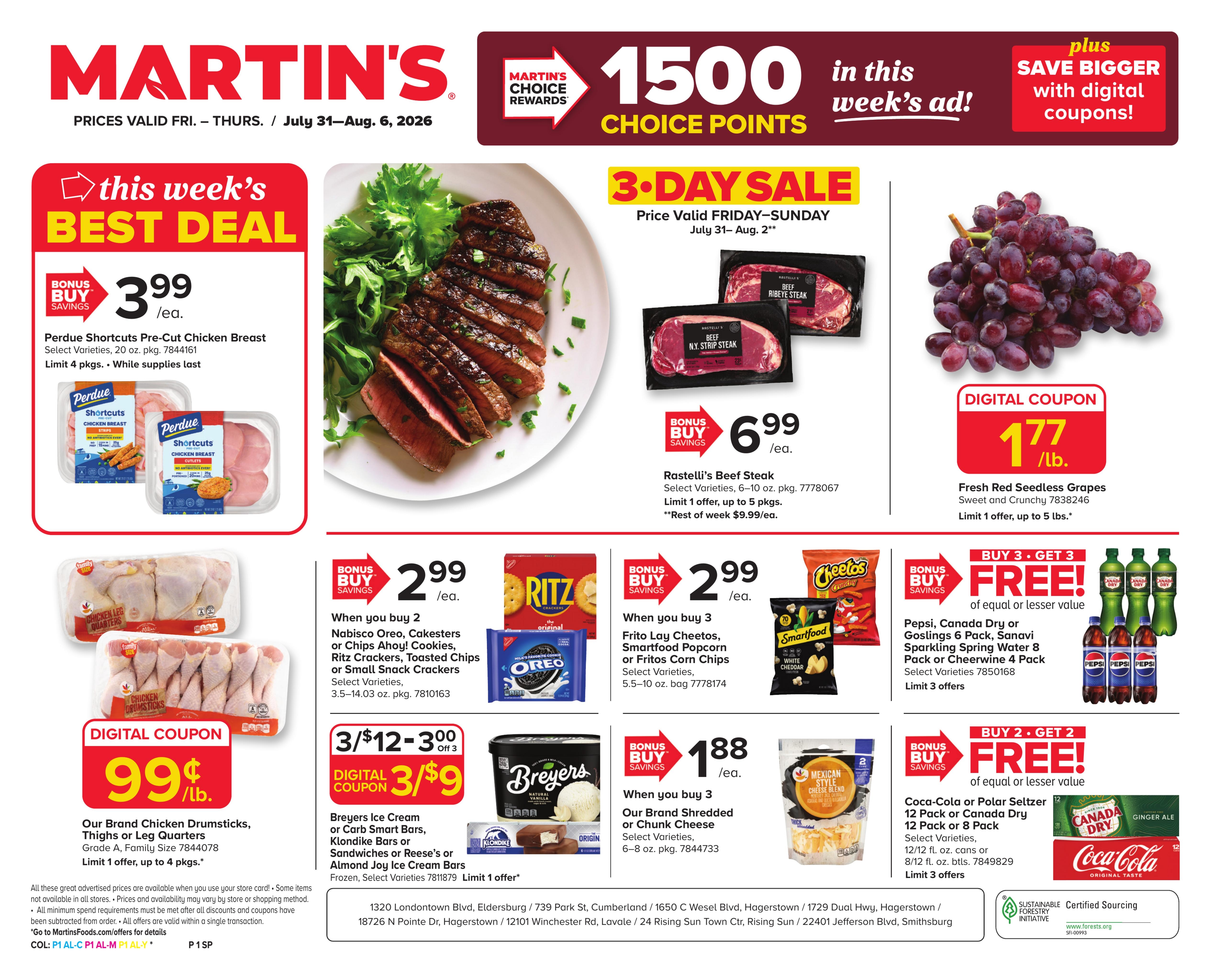 Martin's Food Market (MD, PA) Weekly Ad July 31 - August 6, 2026