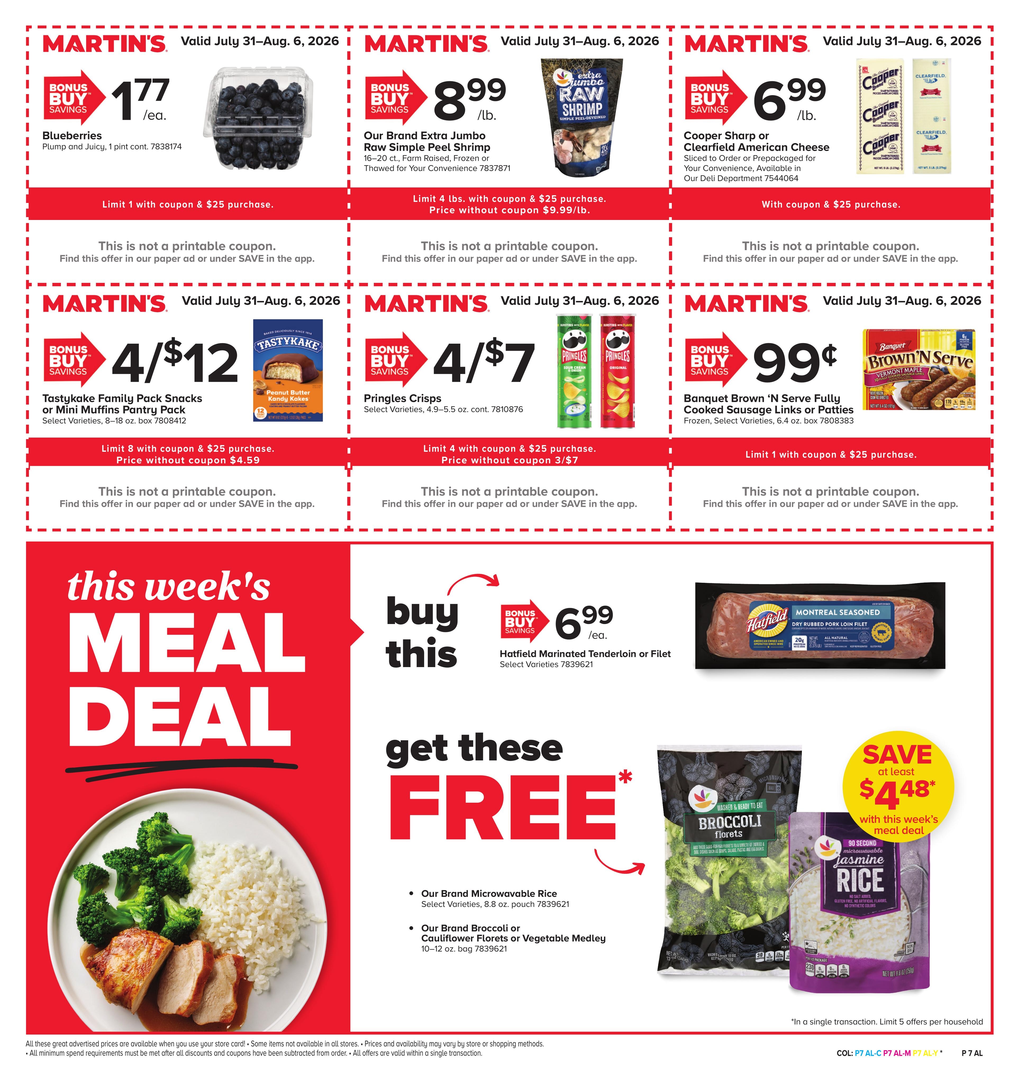 Martin's Food Market (MD, PA) Weekly Ad July 31 - August 6, 2026