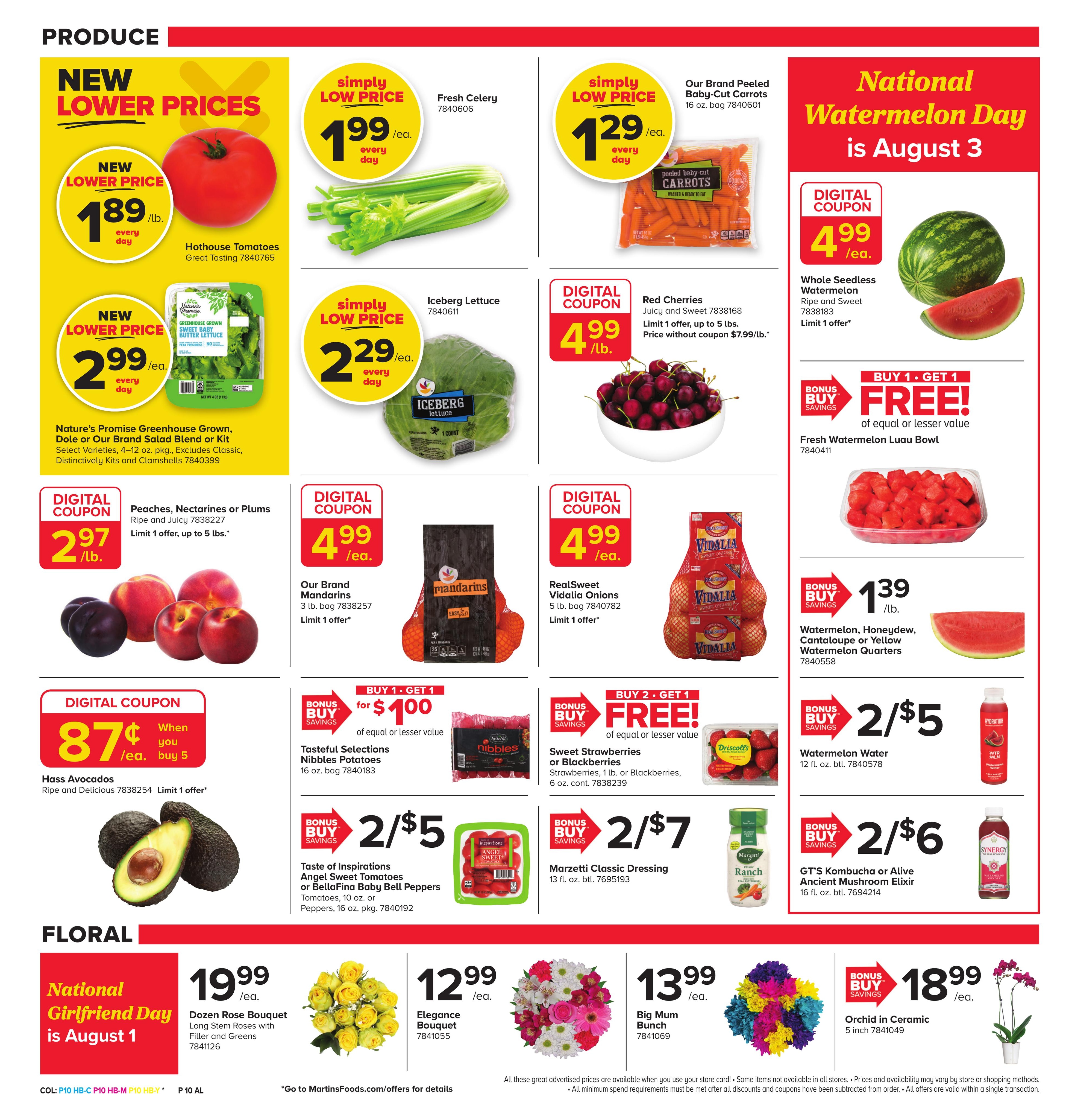 Martin's Food Market (MD, PA) Weekly Ad July 31 - August 6, 2026