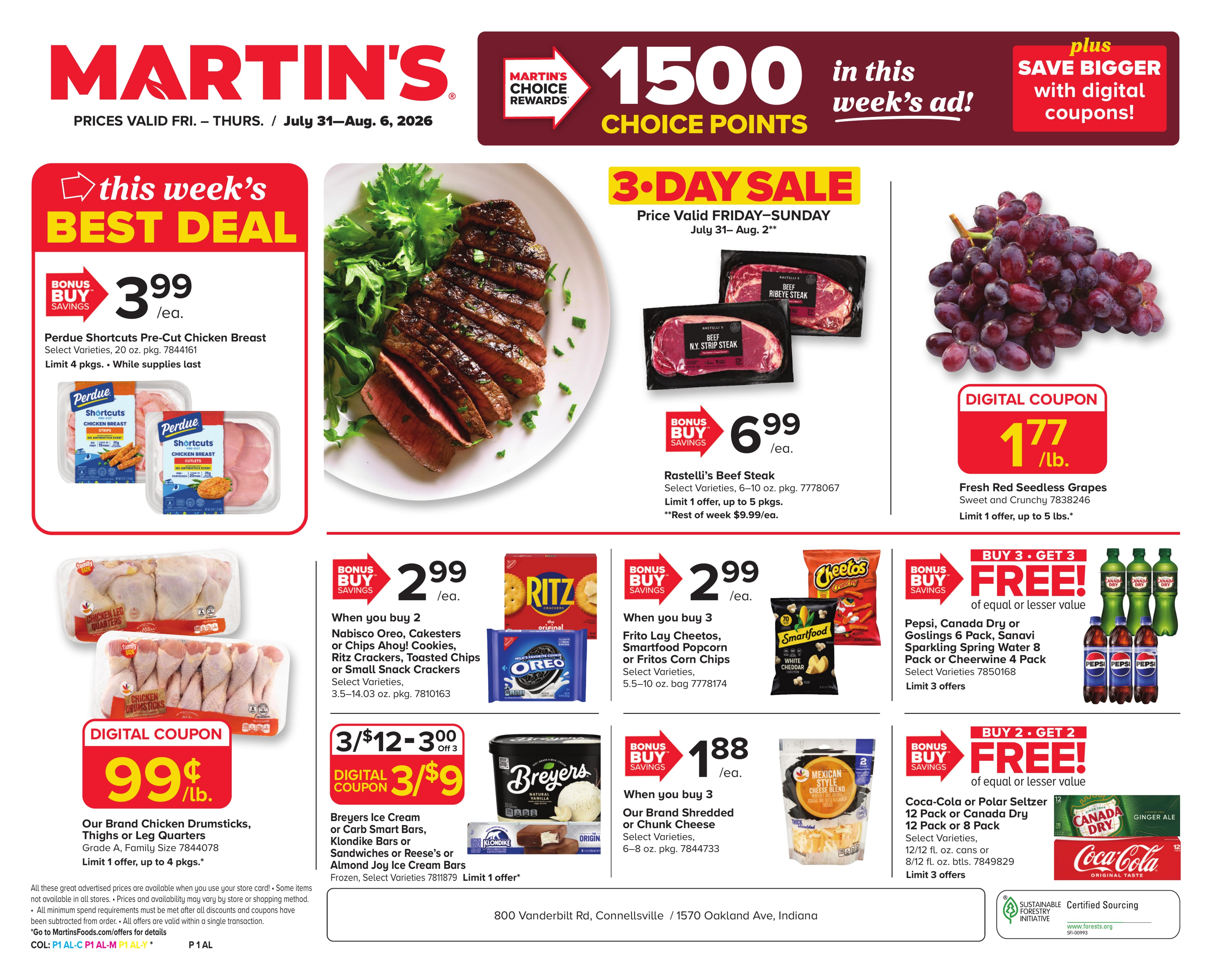 Martin's Food Market Weekly Ad July 31 - August 6, 2026