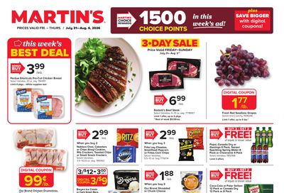 Martin's Food Market Weekly Ad July 31 - August 6, 2026