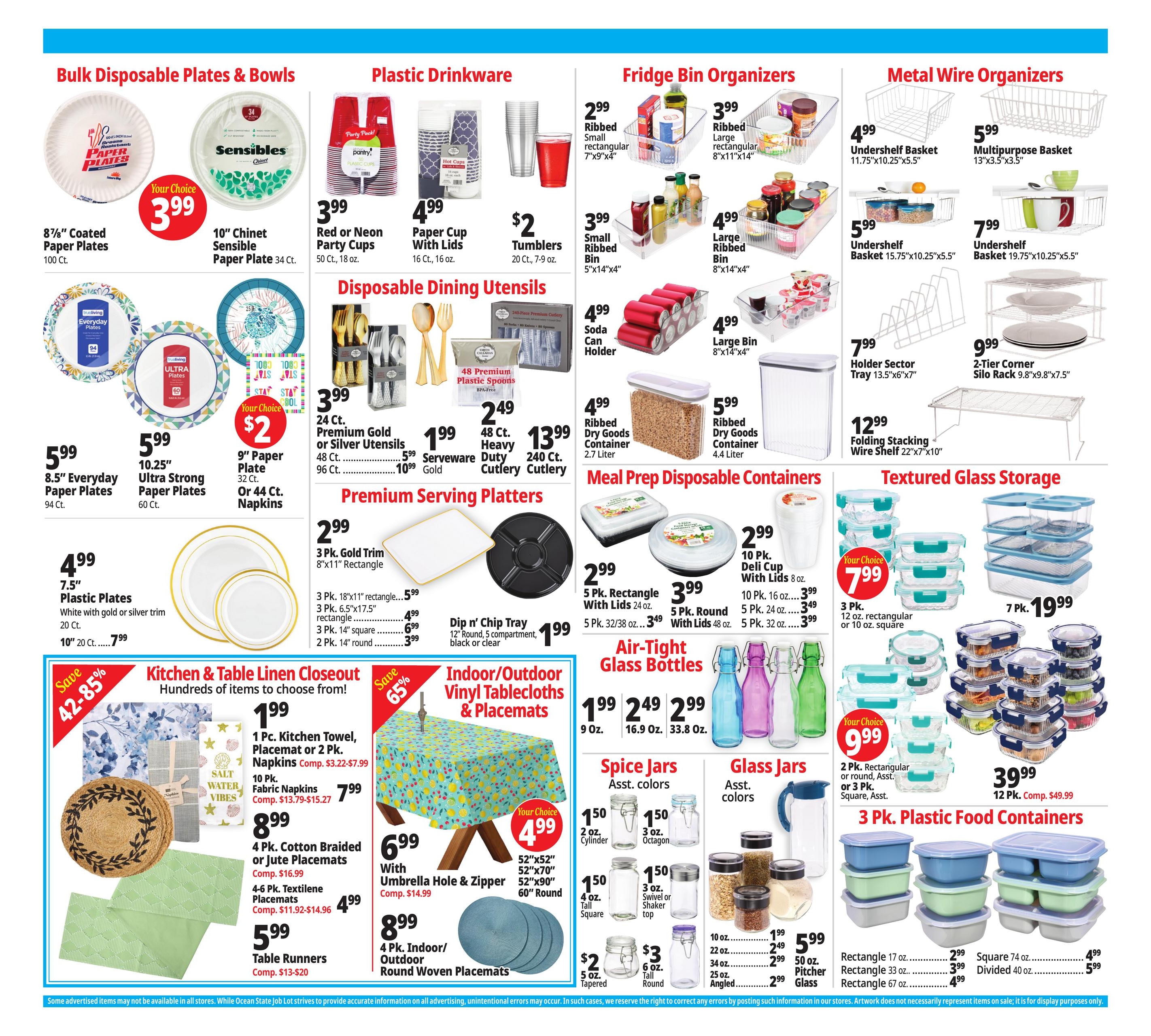 Ocean State Job Lot Weekly Ad July 30 - August 5, 2026