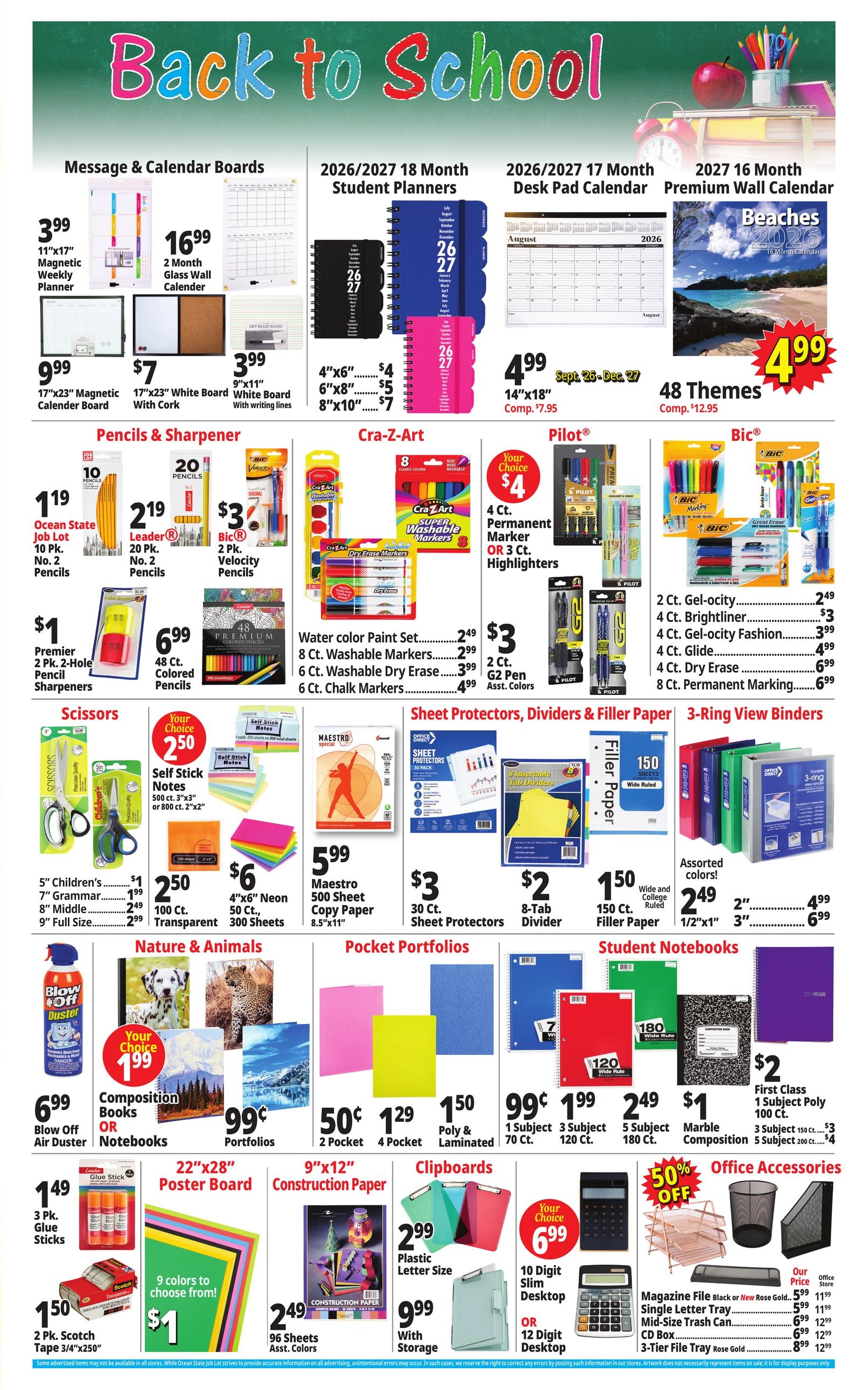 Ocean State Job Lot Weekly Ad July 30 - August 5, 2026