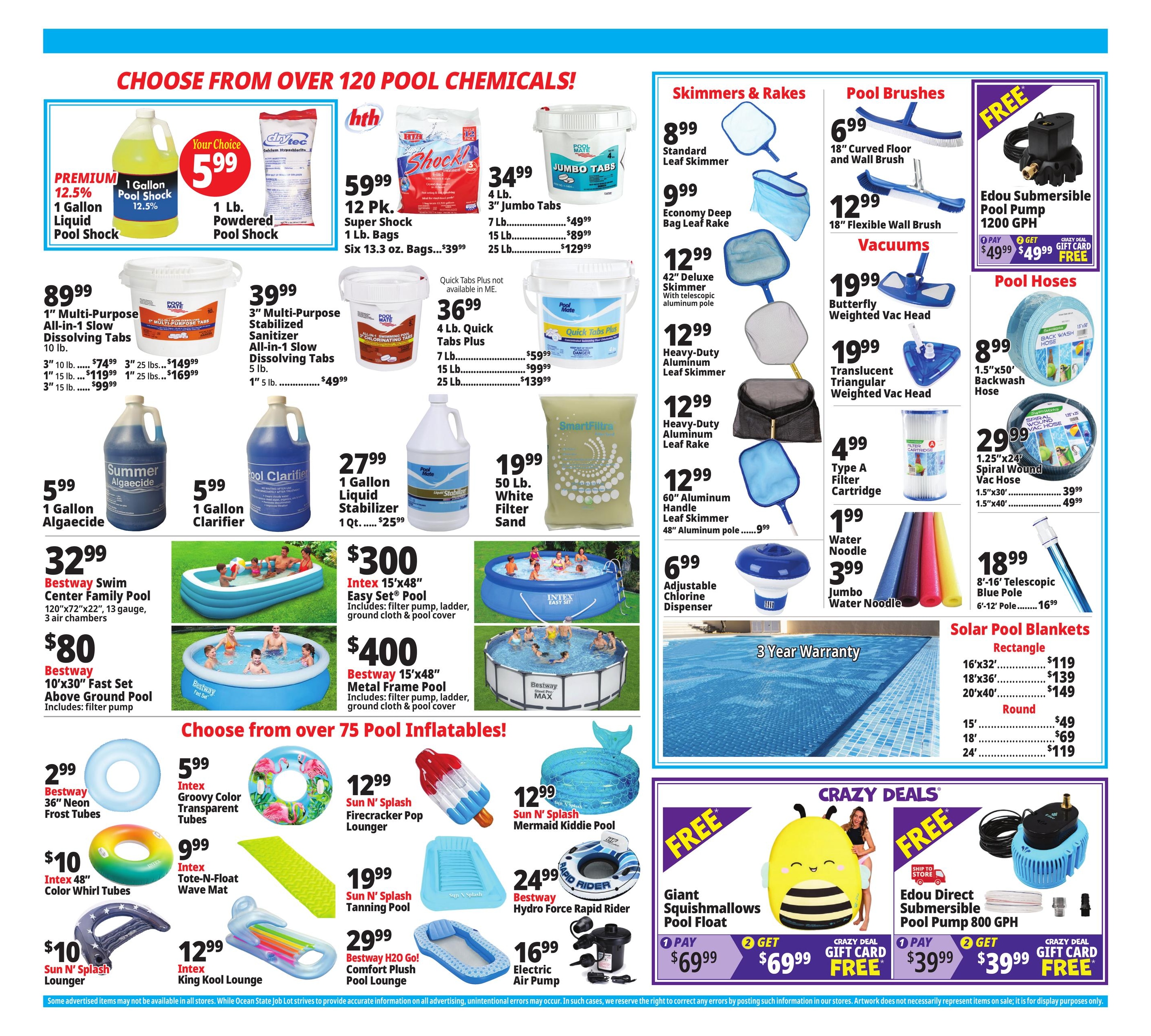 Ocean State Job Lot Weekly Ad July 30 - August 5, 2026