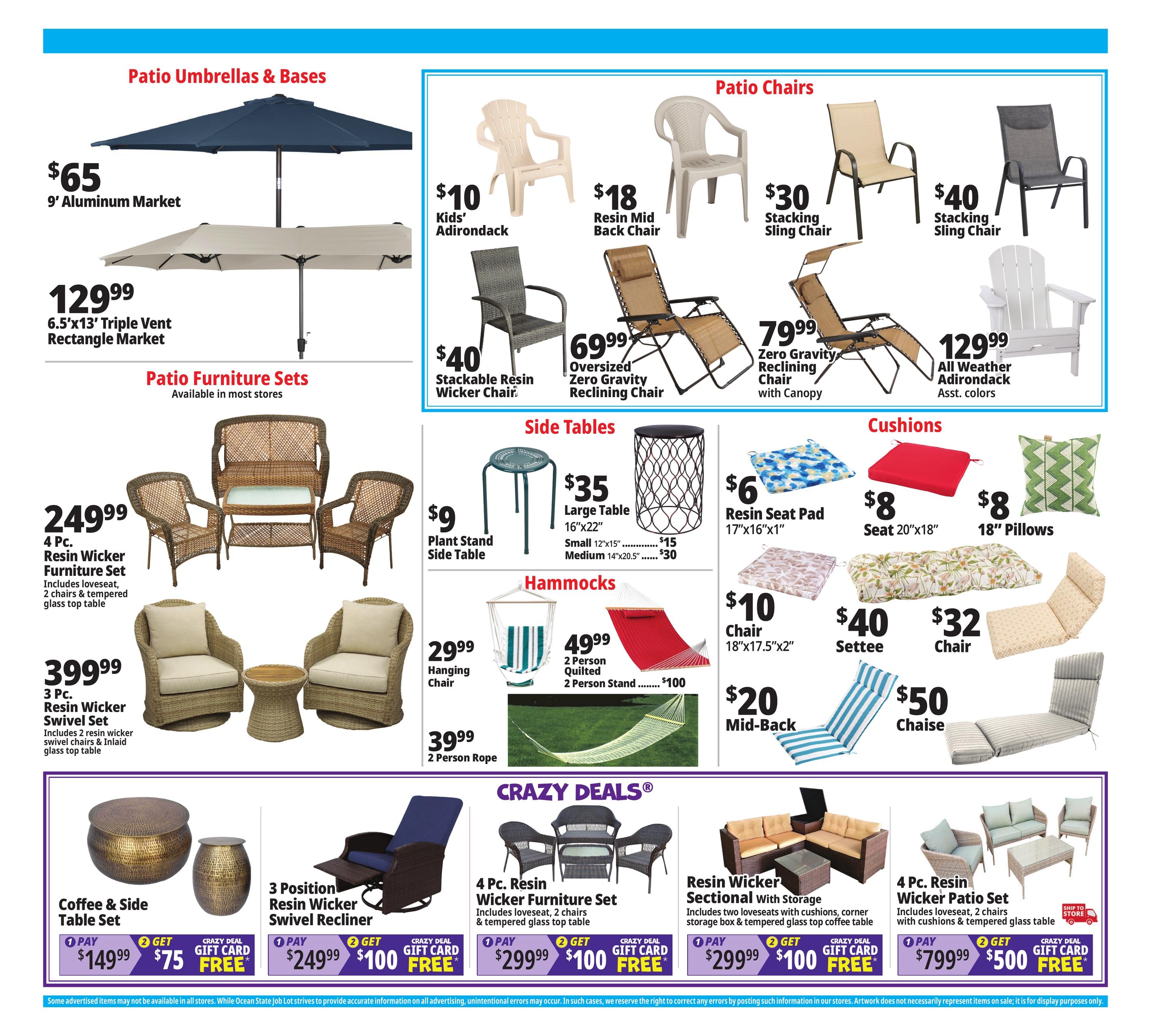 Ocean State Job Lot Weekly Ad July 30 - August 5, 2026