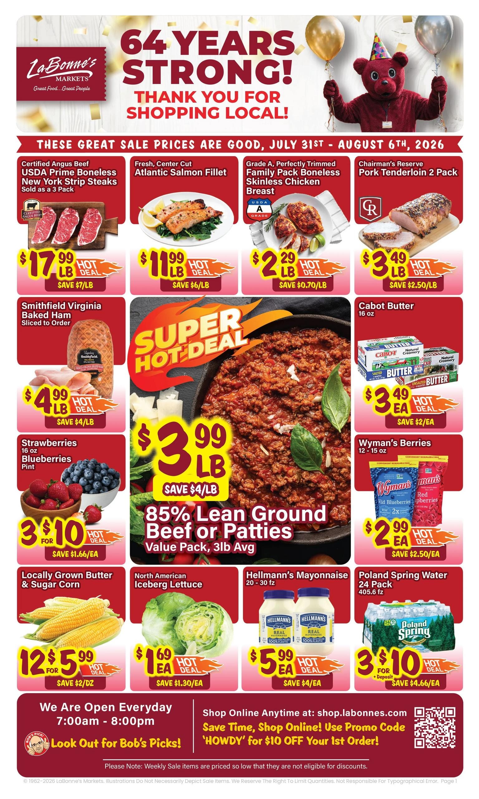 Oliver's Supermarket Weekly Ad July 31 - August 6, 2026