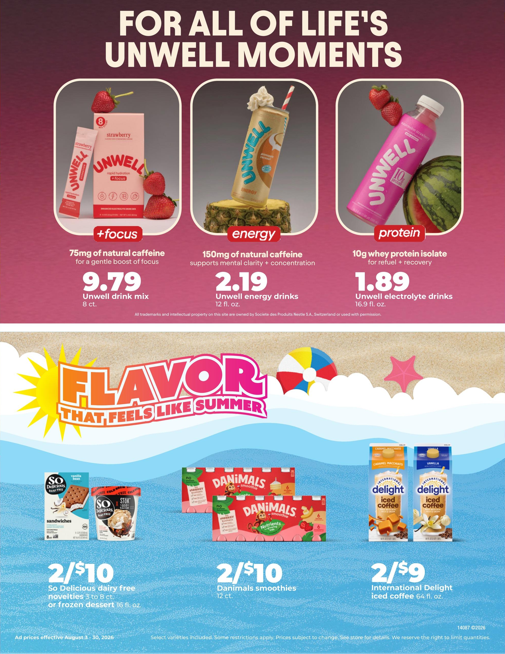 Hy-Vee (WI) Weekly Ad August 3 - 30, 2026
