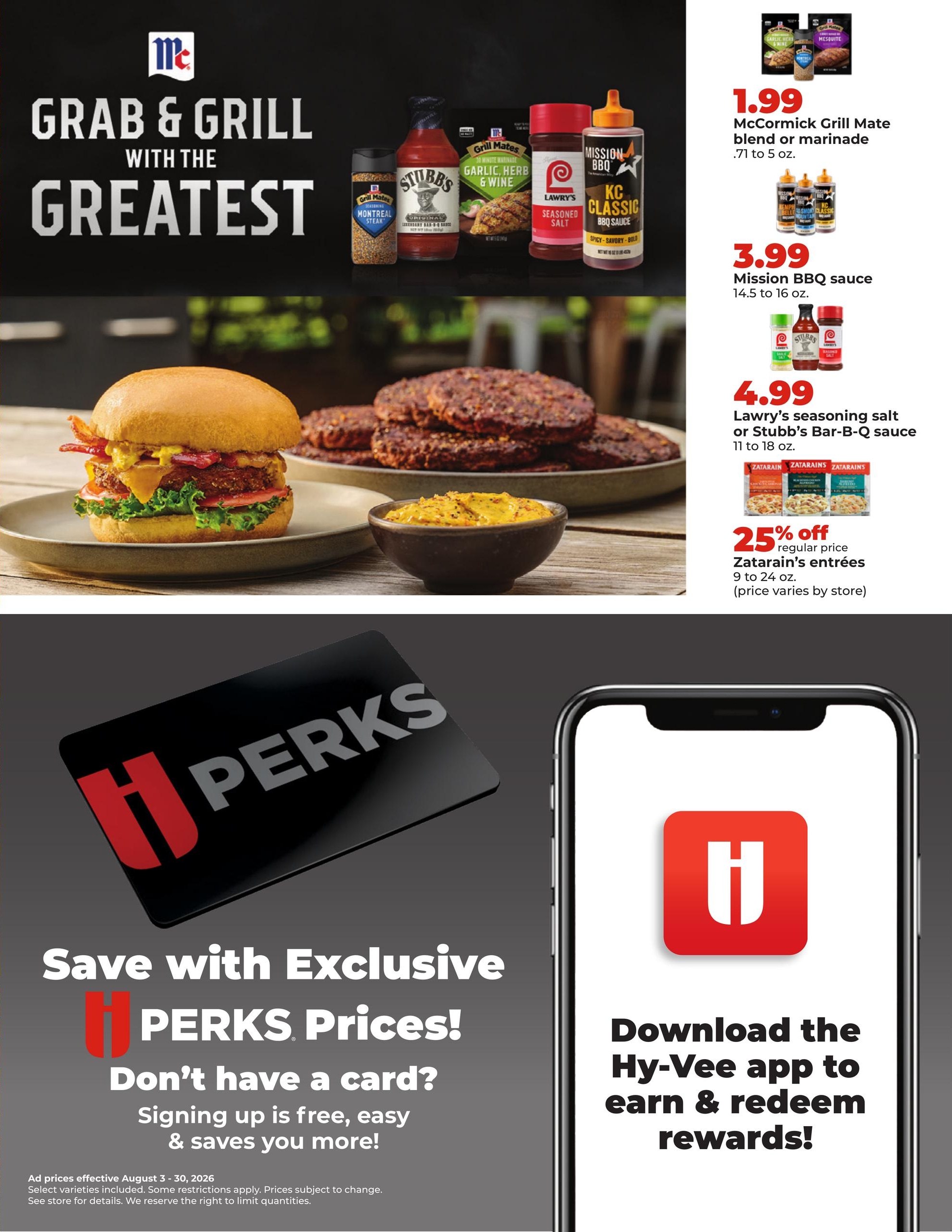 Hy-Vee (WI) Weekly Ad August 3 - 30, 2026