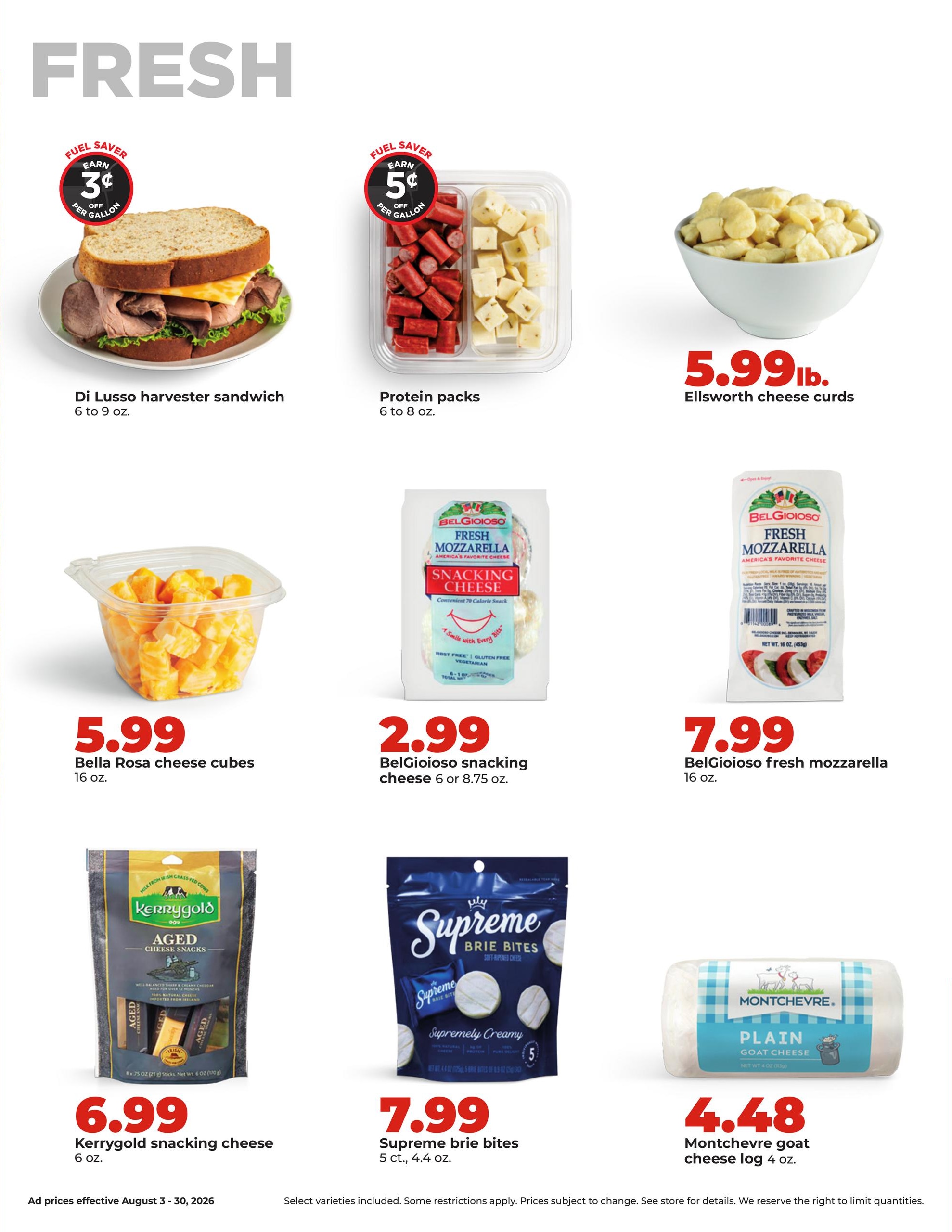 Hy-Vee (WI) Weekly Ad August 3 - 30, 2026