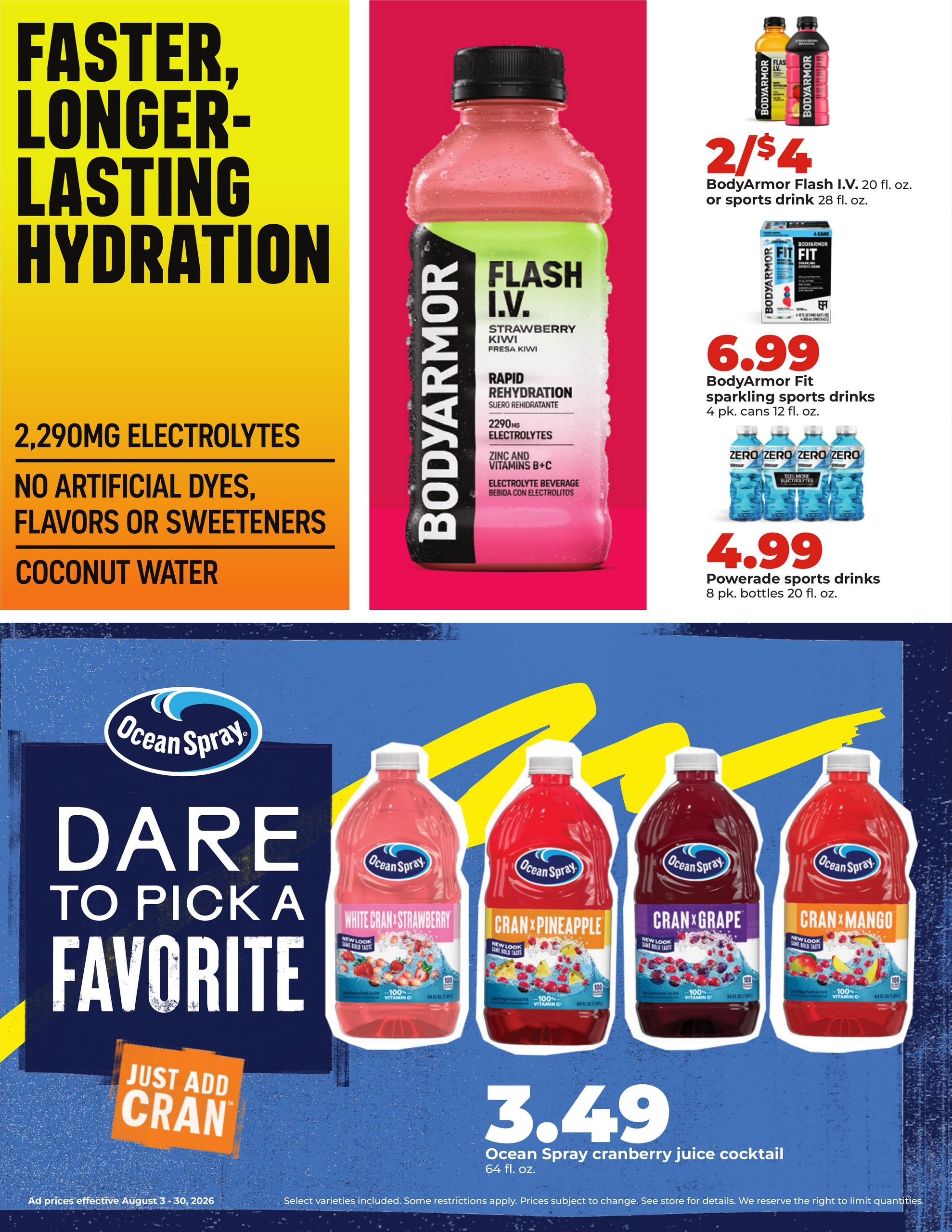 Hy-Vee (WI) Weekly Ad August 3 - 30, 2026