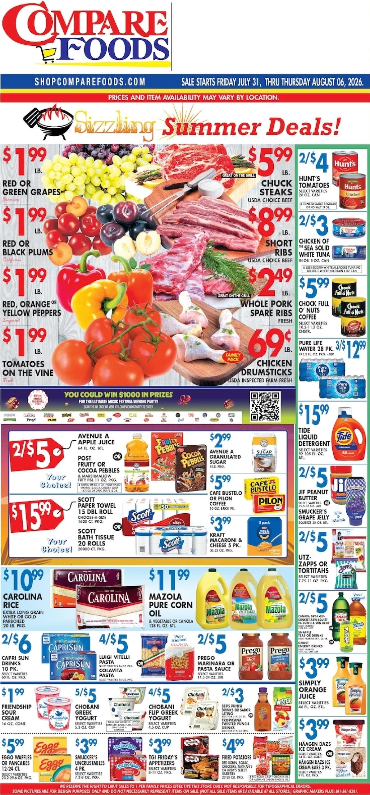Shop Compare Foods Weekly Ad July 31 - August 6, 2026