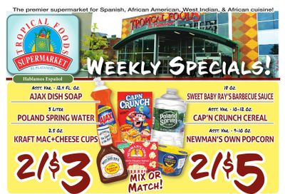 Tropical Foods Supermarket Weekly Ad July 30 - August 5, 2026