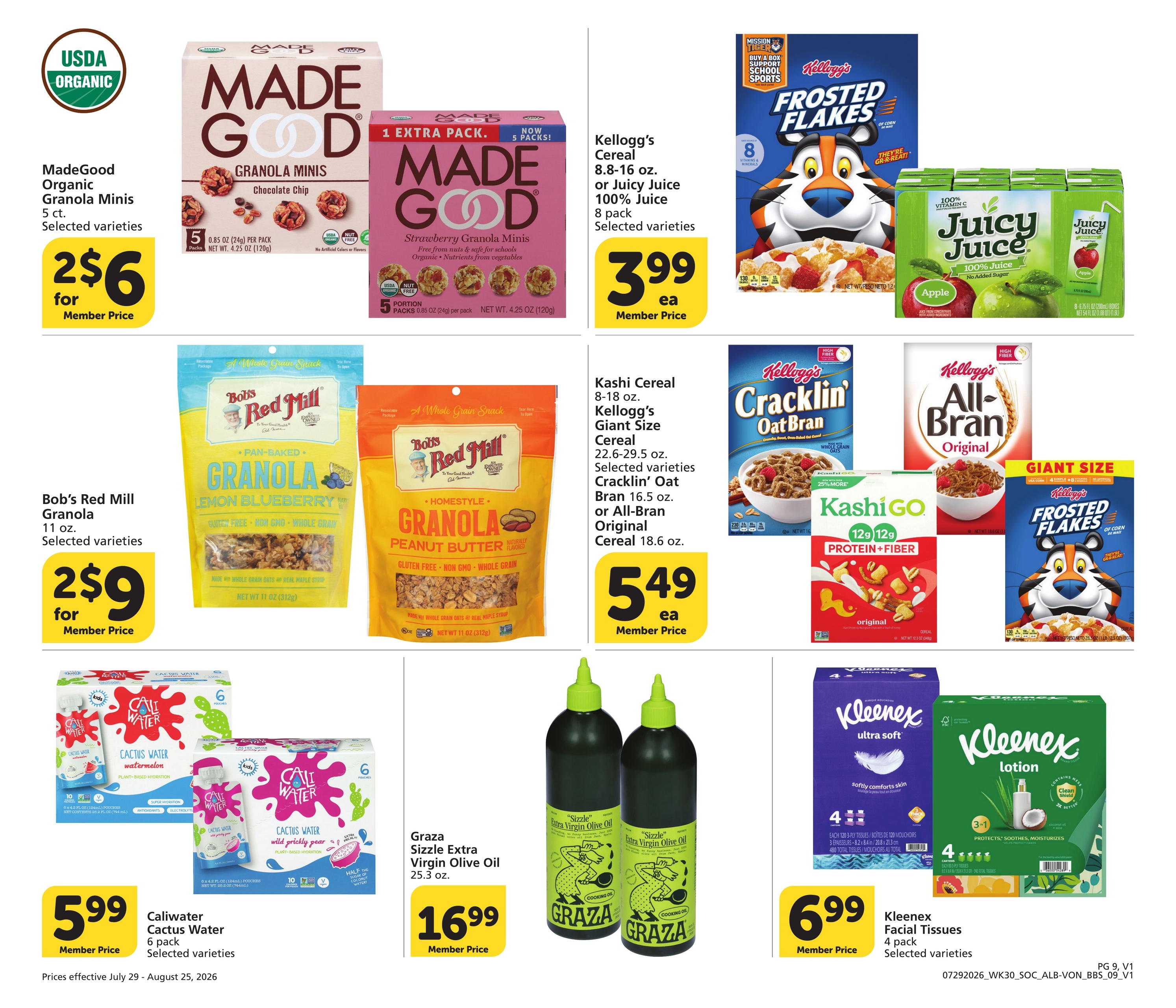 Vons (CA) Big Book of Savings Weekly Ad July 29 - August 25, 2026