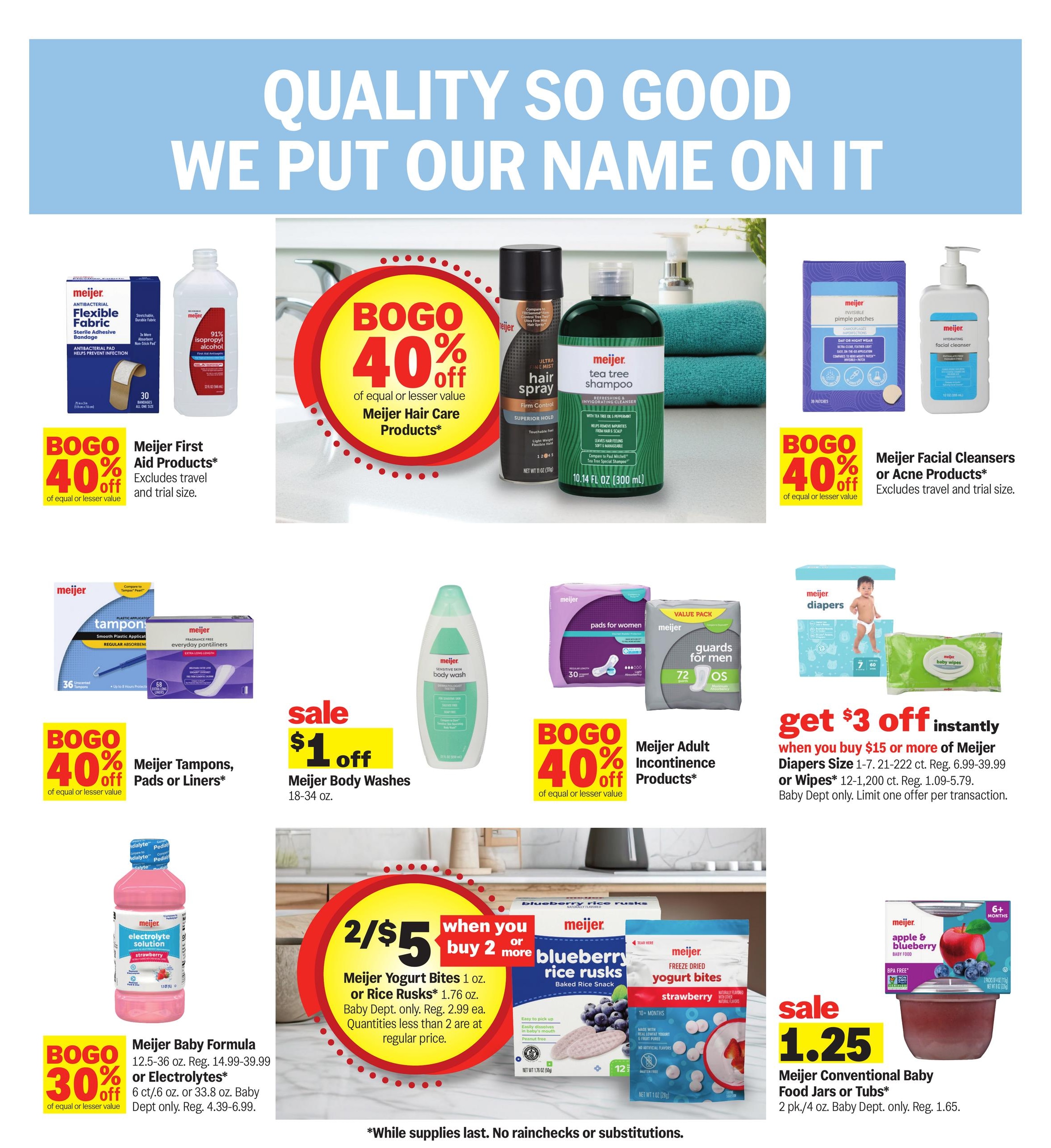 Meijer (Clinton–Ann Arbor Area, MI) Weekly Ad August 5 - 11, 2026