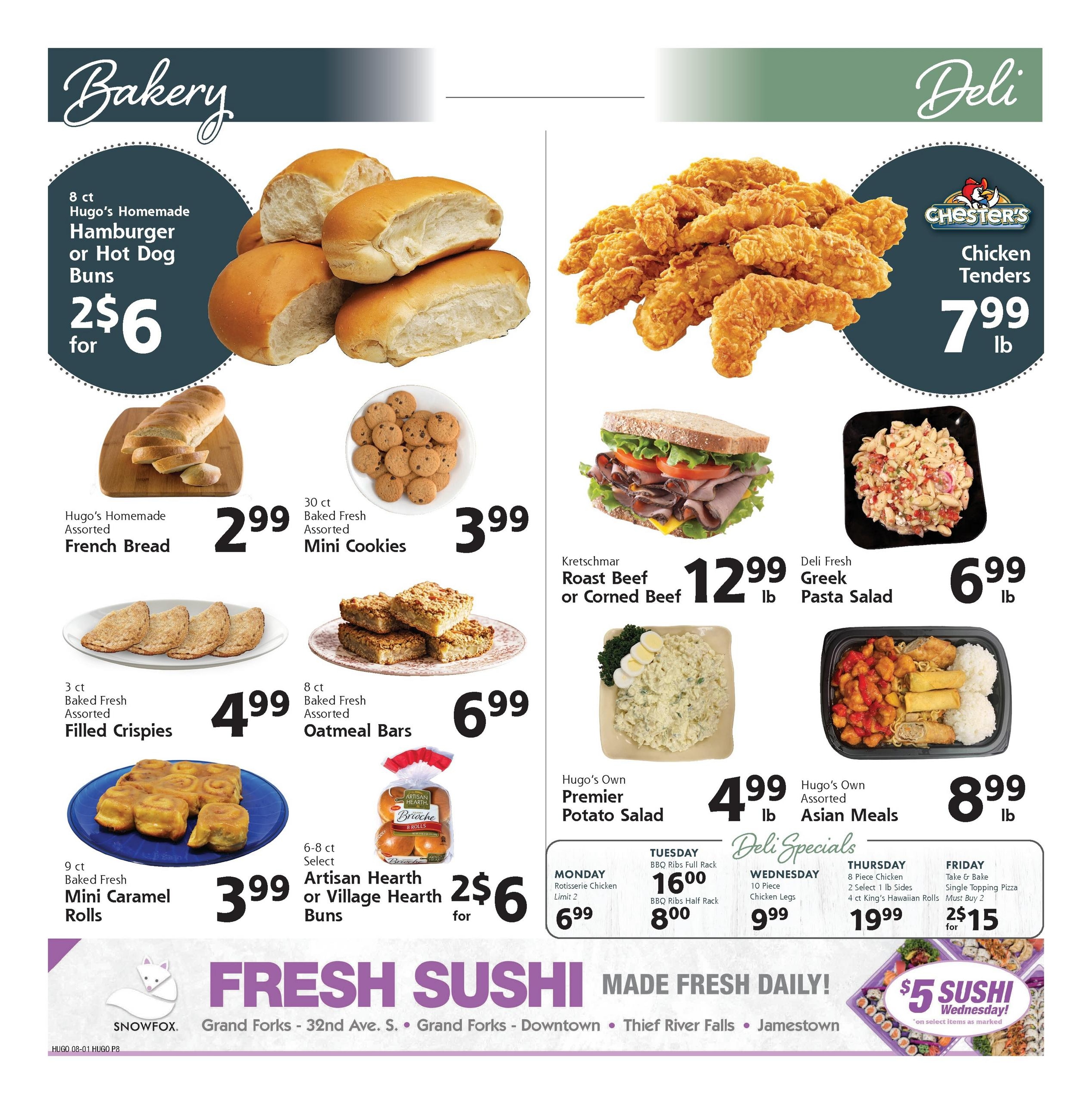 Hugo's (Thief River Falls–Grand Forks Area, MN–ND) Weekly Ad August 1 - 7, 2026