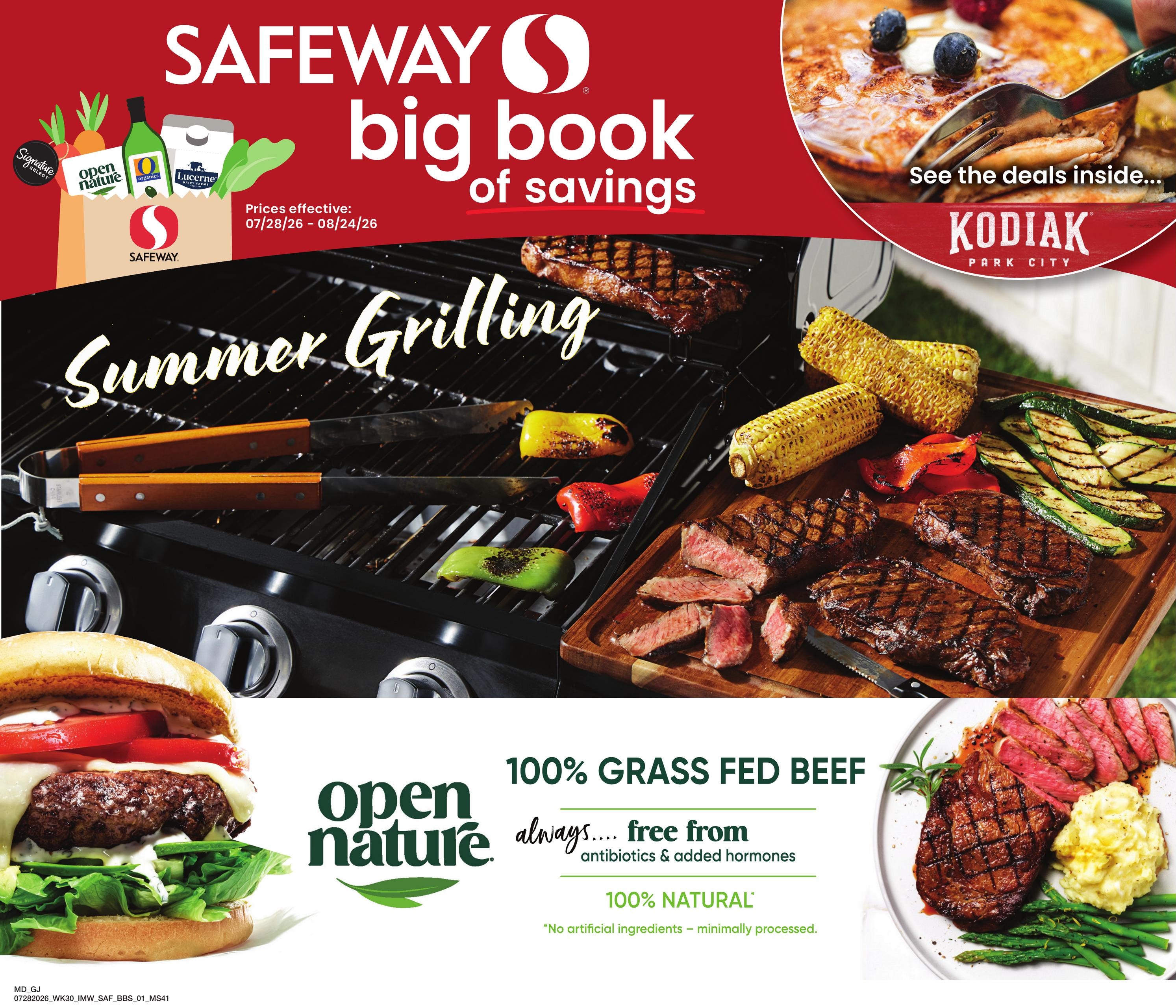 Safeway (Montrose–Grand Junction Area, CO) Big Book of Savings Weekly Ad July 28 - August 24, 2026
