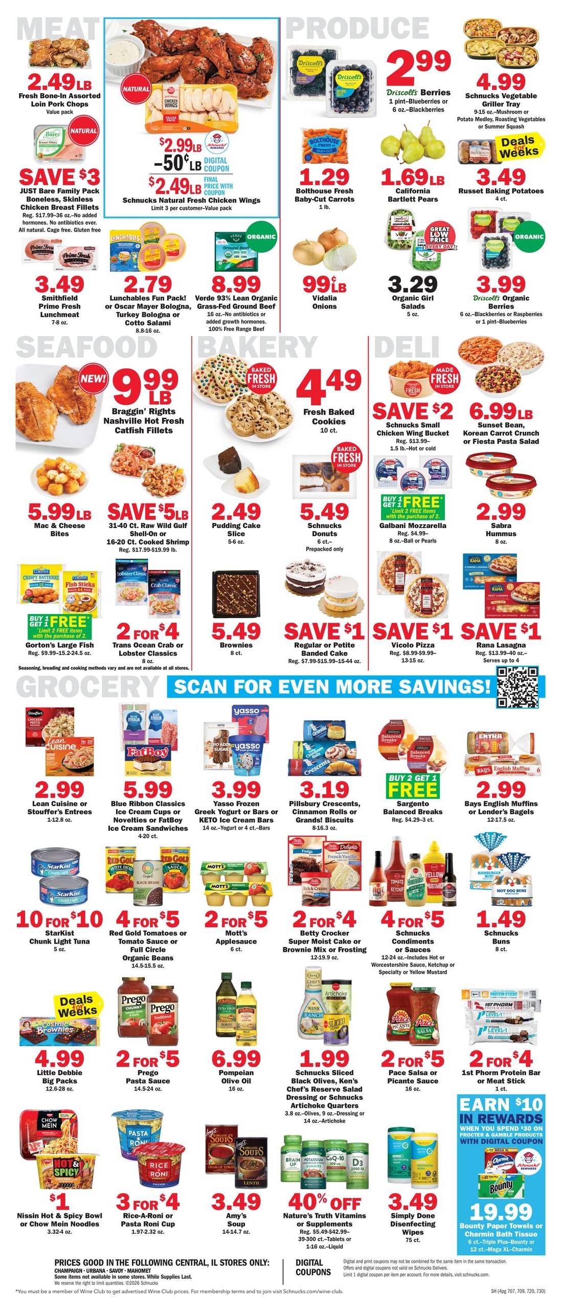 Schnucks (Champaign–Thomasboro Area, IL) Weekly Print Weekly Ad August 5 - 11, 2026