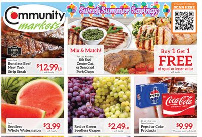 Community Markets Weekly Ad July 30 - August 5, 2026