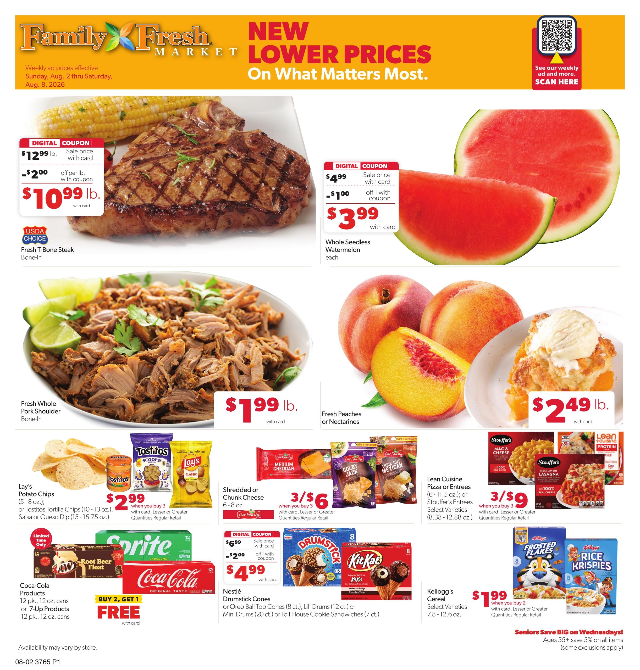 Family Fresh Weekly Ad August 2 - 8, 2026