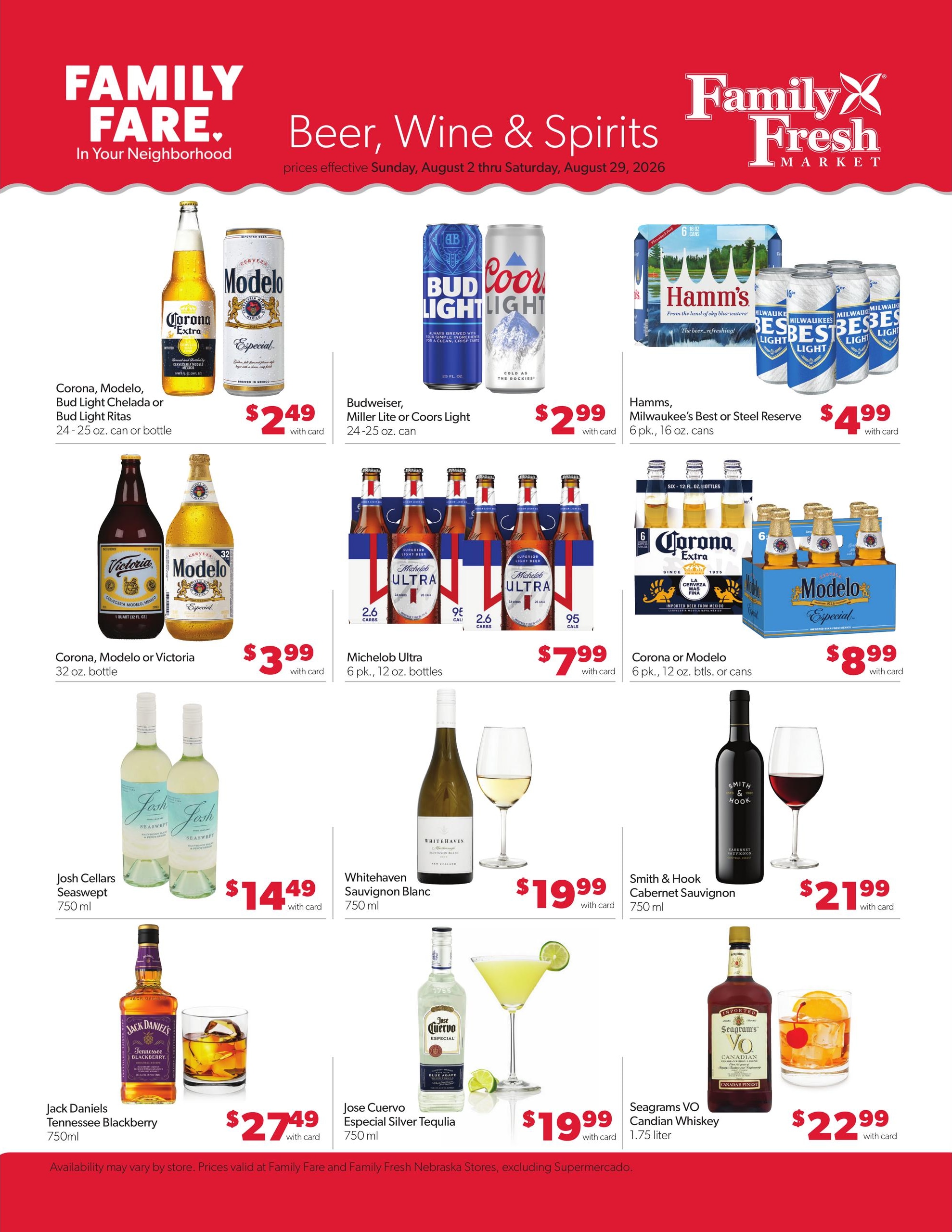 Family Fresh Weekly Ad August 2 - 8, 2026