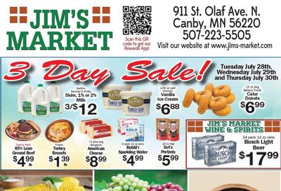 Jim's Market Weekly Ad July 27 - August 7, 2026