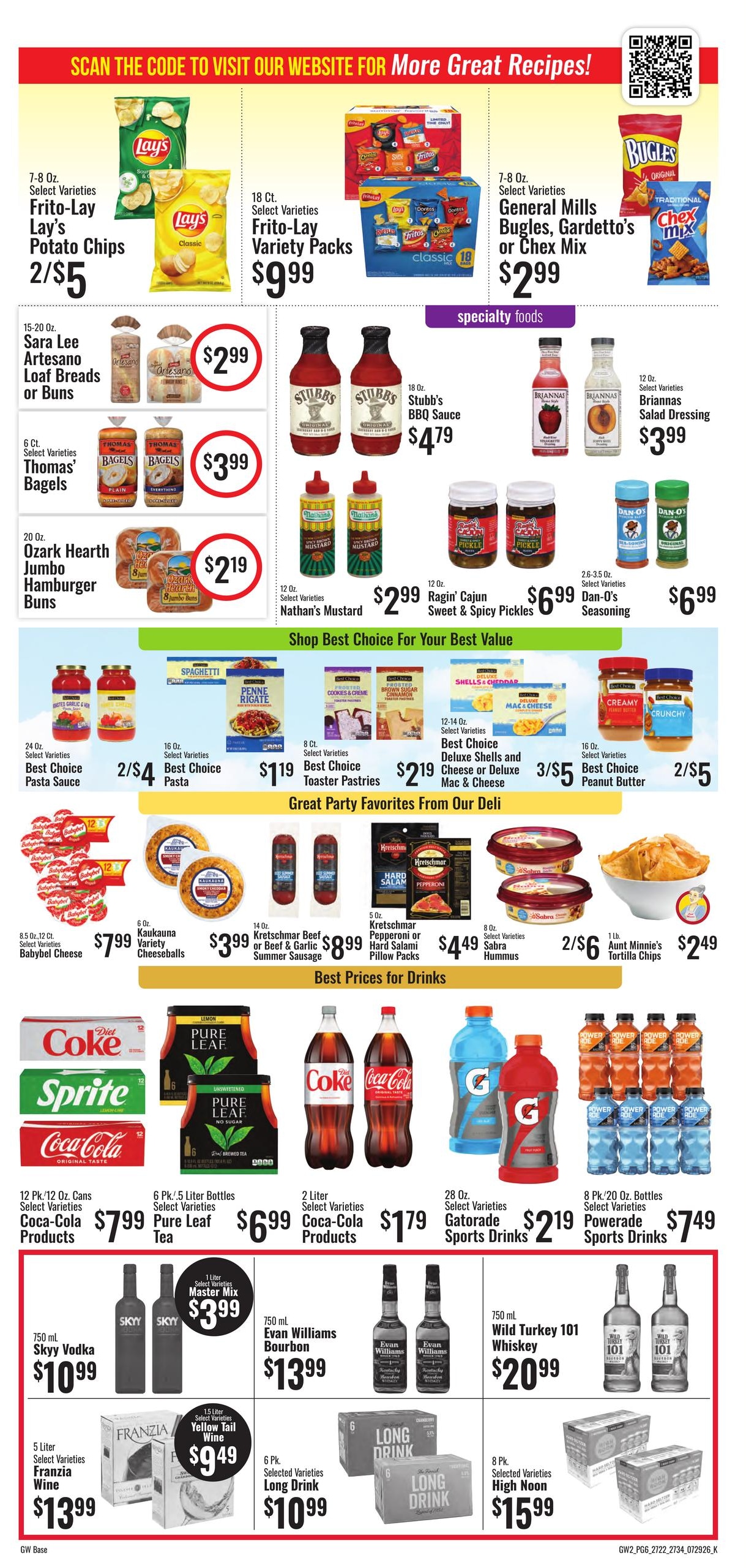 G&W Foods Weekly Ad July 29 - August 11, 2026