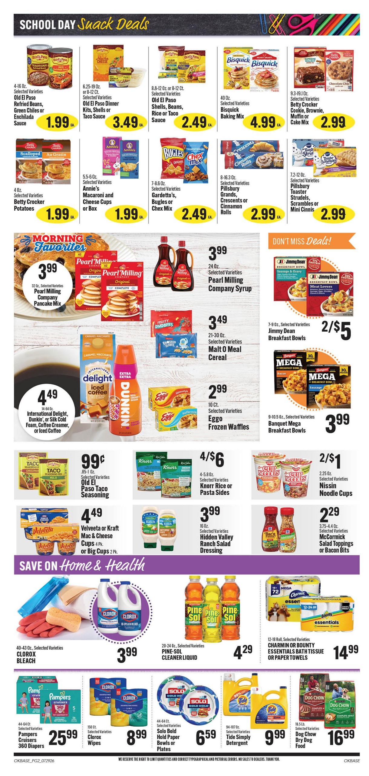 Nichols Dollar Saver Weekly Ad July 29 - August 5, 2026