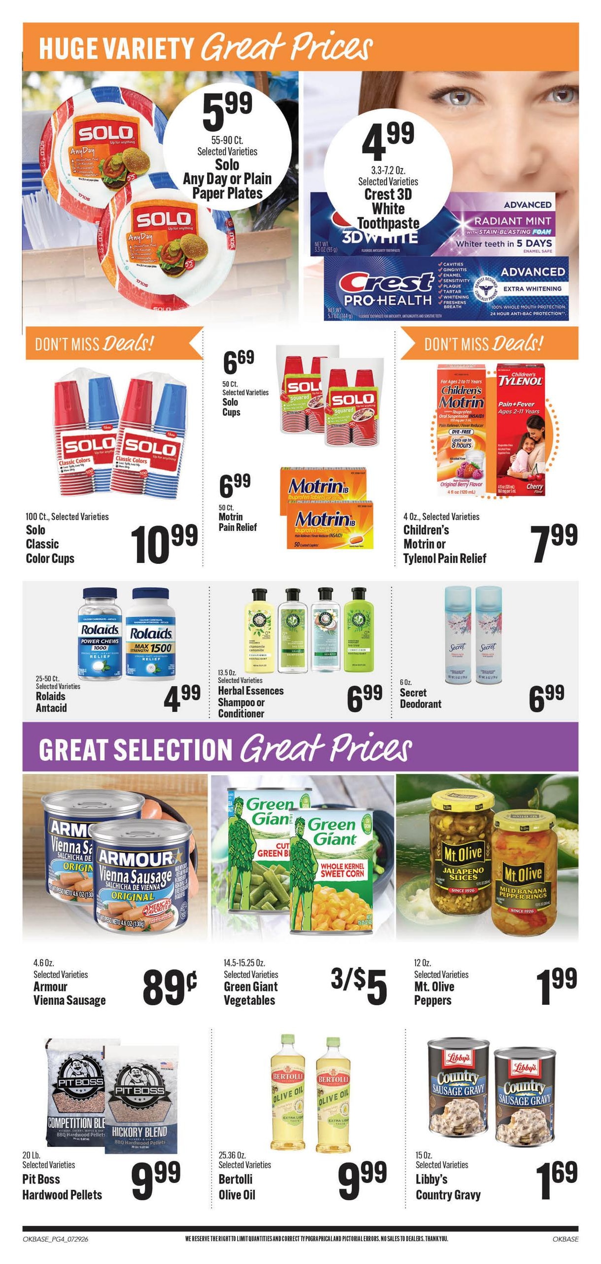 Nichols Dollar Saver Weekly Ad July 29 - August 5, 2026