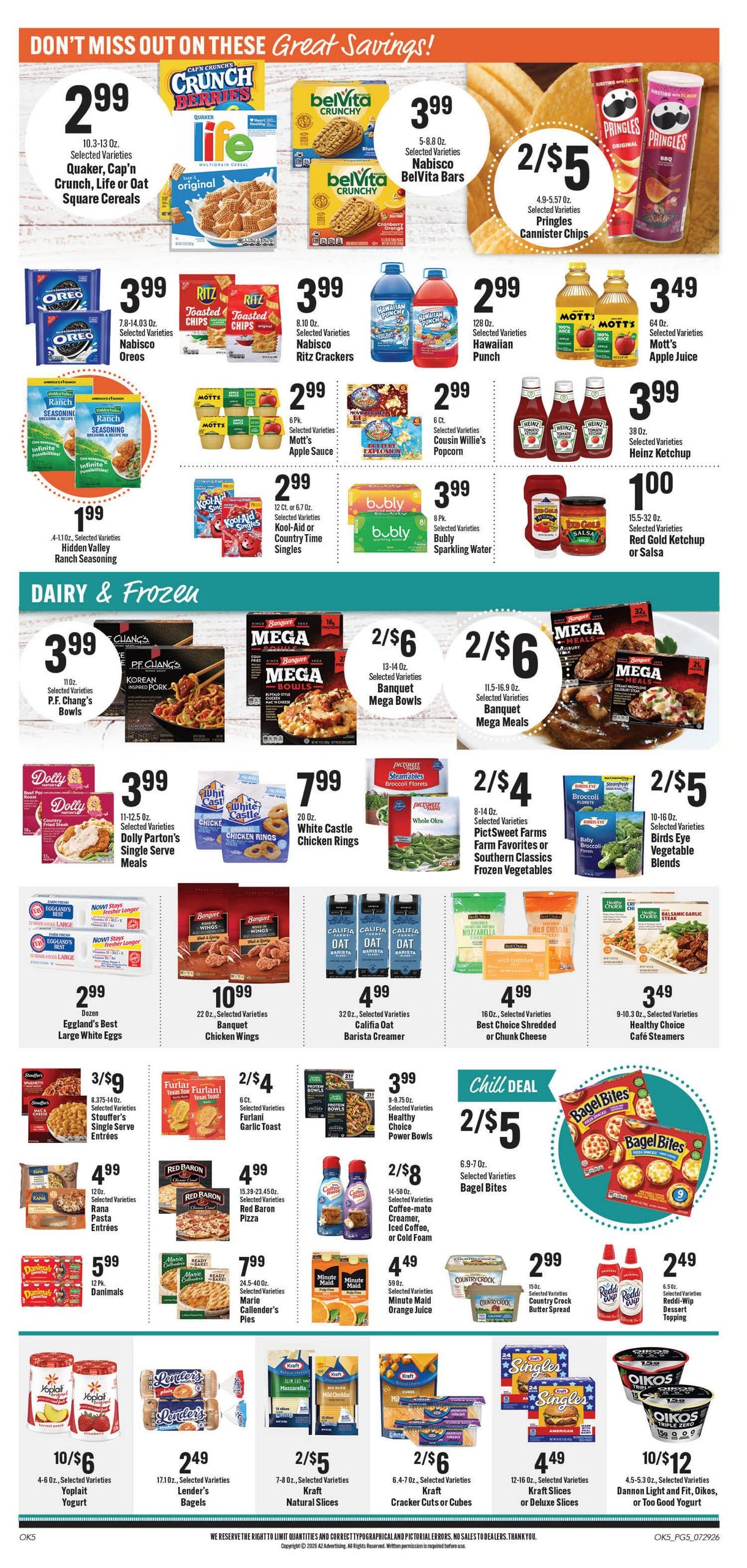 Nichols Dollar Saver Weekly Ad July 29 - August 5, 2026