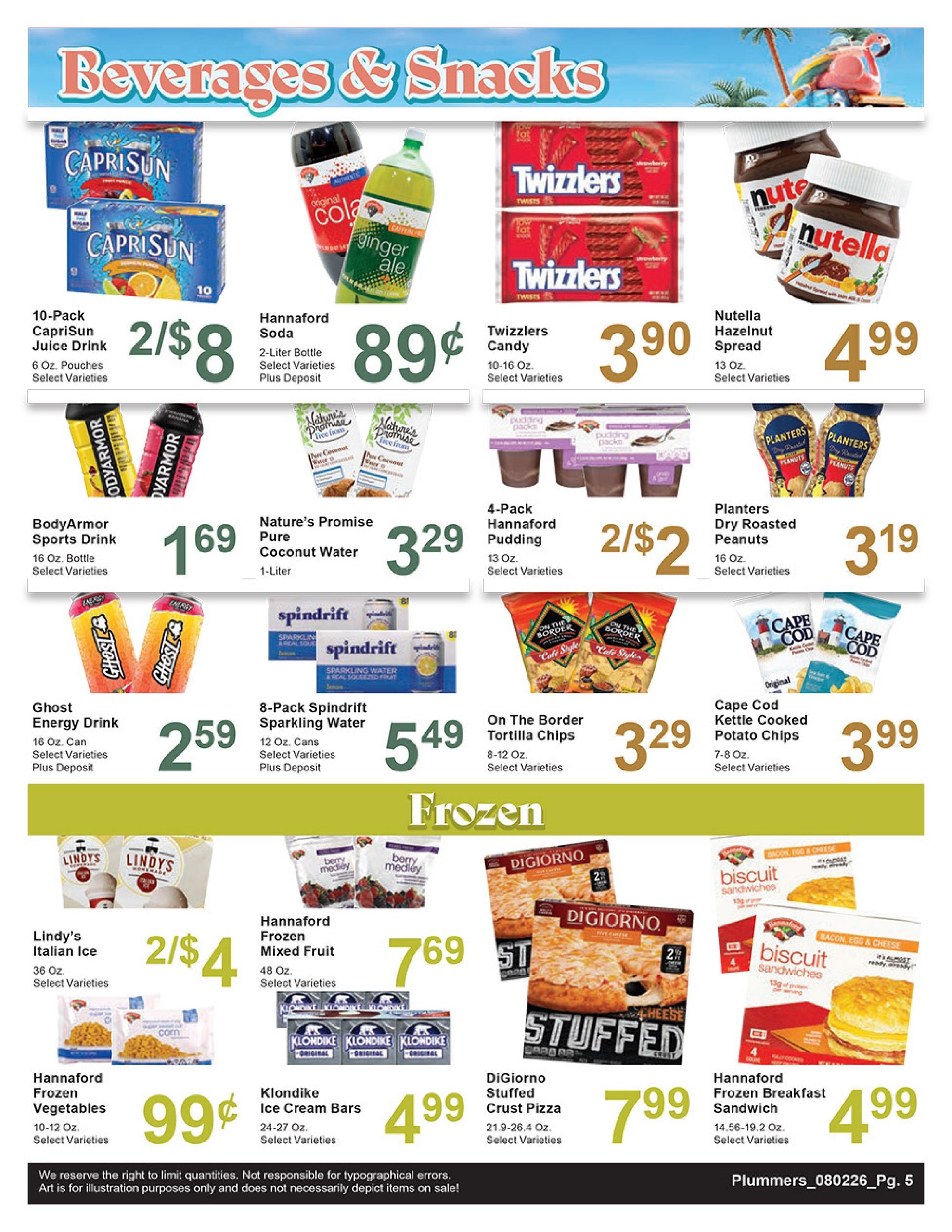 Plummer's Shop 'n Save Weekly Ad August 2 - 8, 2026