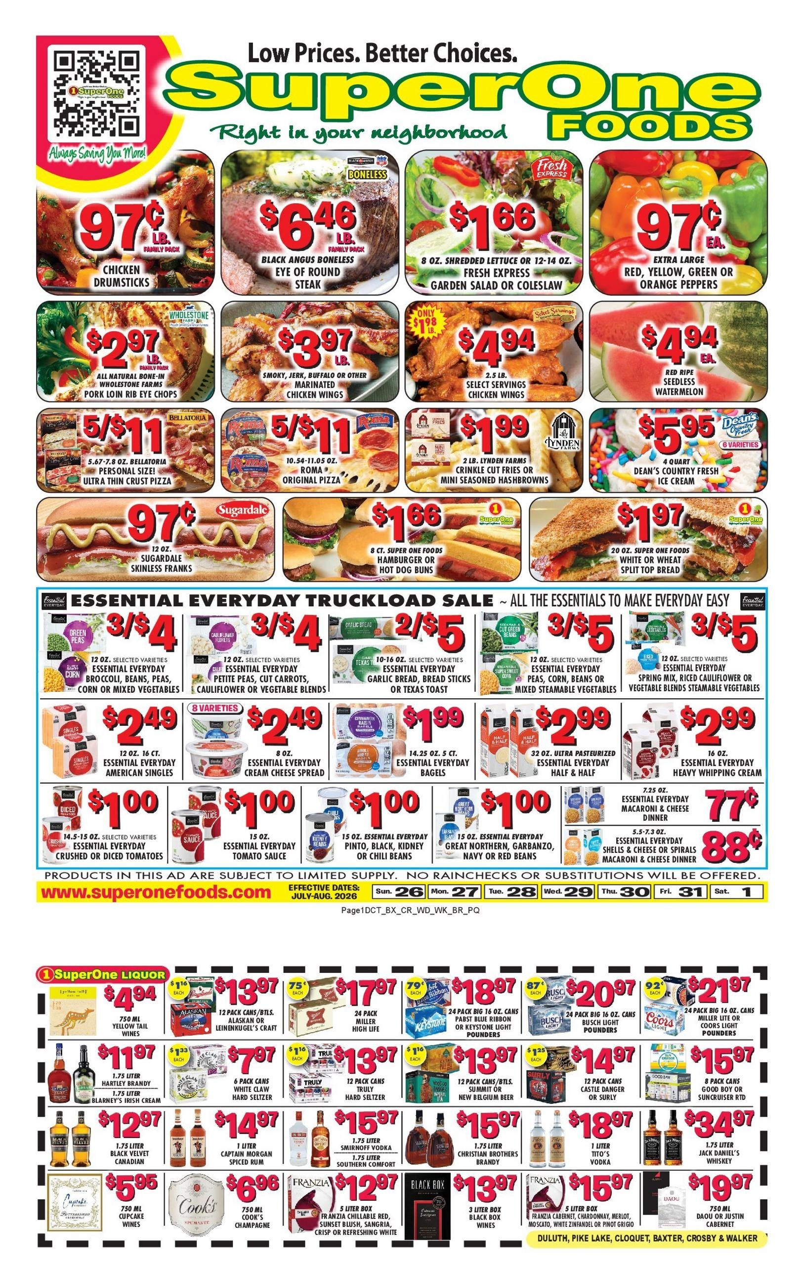 Super One Foods Weekly Ad July 30 - August 15, 2026