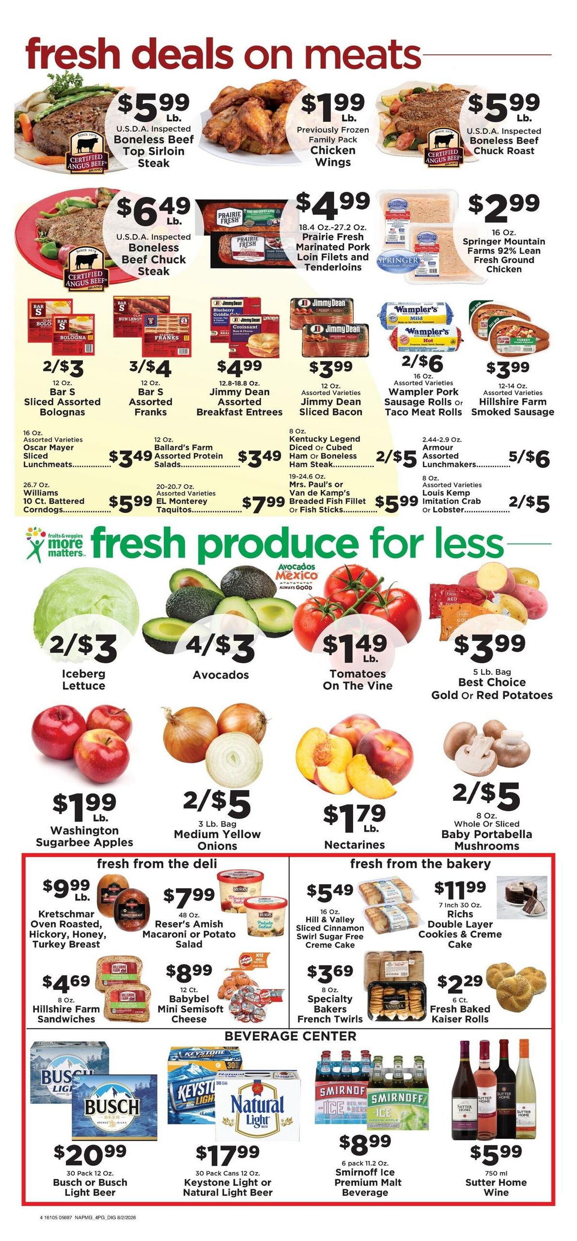 Big John Weekly Ad August 3 - 9, 2026