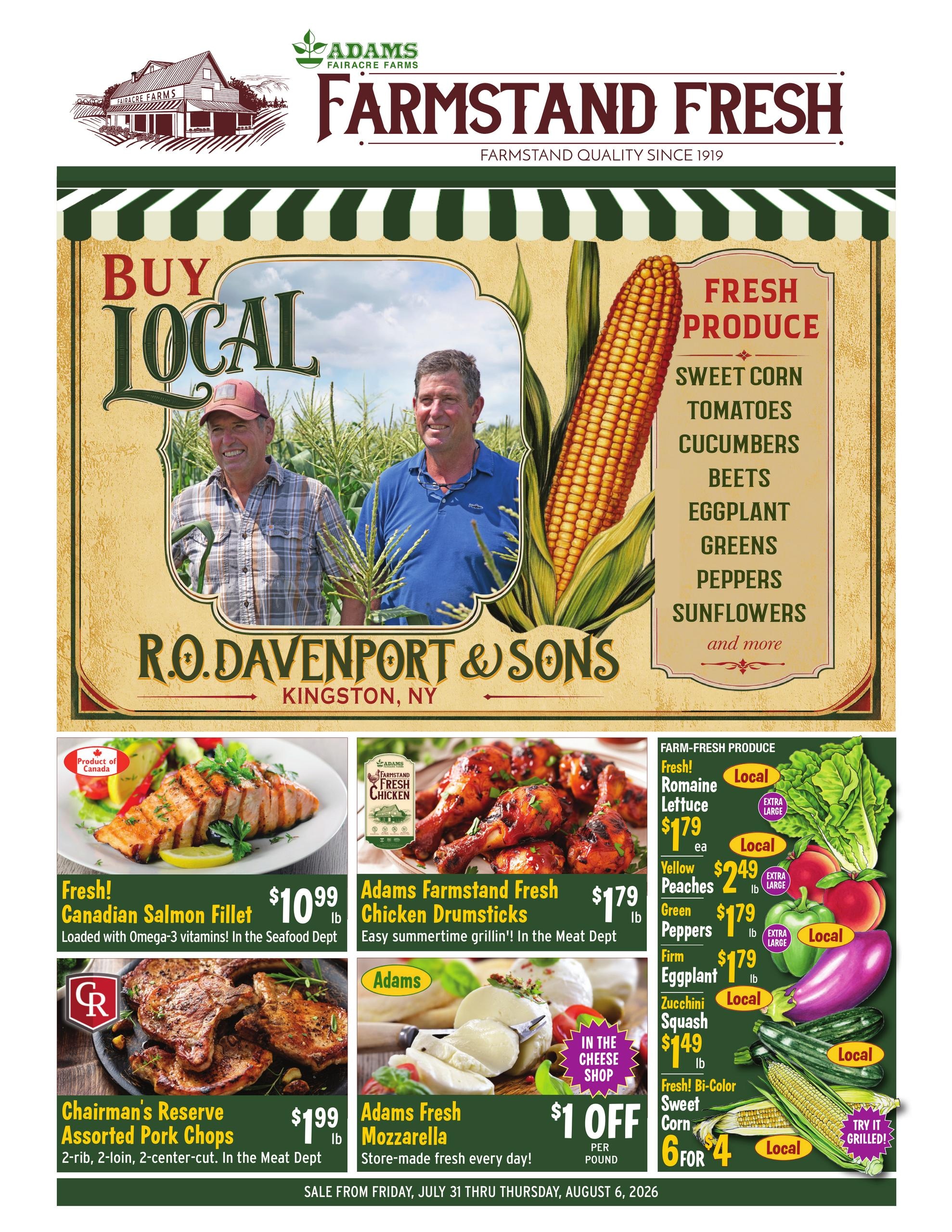 Adams Fairacre Farms Weekly Ad July 31 - August 6, 2026