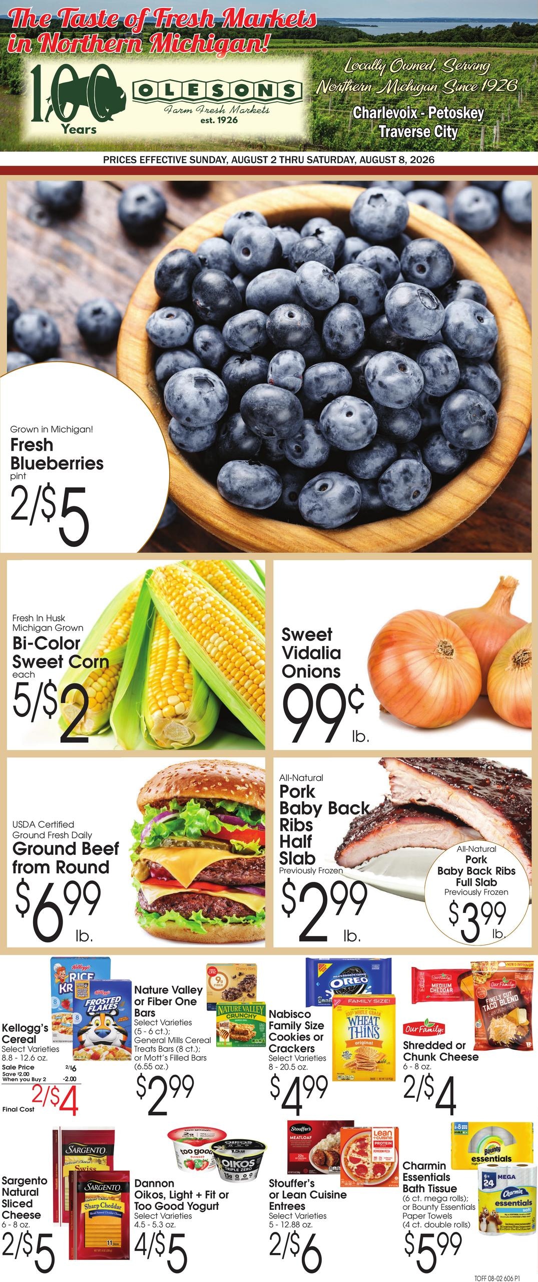 Olesons Farm Fresh Markets Weekly Ad August 2 - 8, 2026