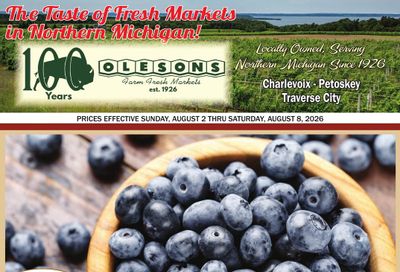 Olesons Farm Fresh Markets Weekly Ad August 2 - 8, 2026