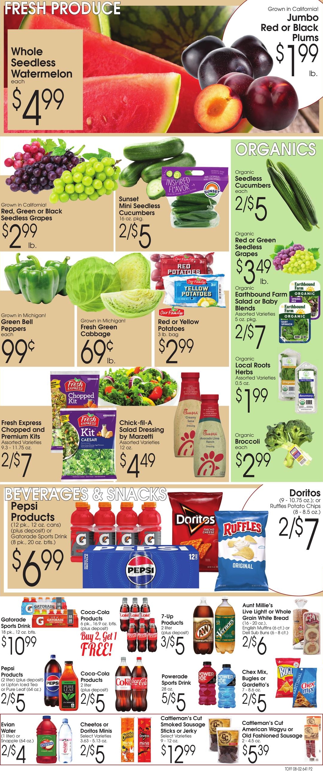 Olesons Farm Fresh Markets Weekly Ad August 2 - 8, 2026