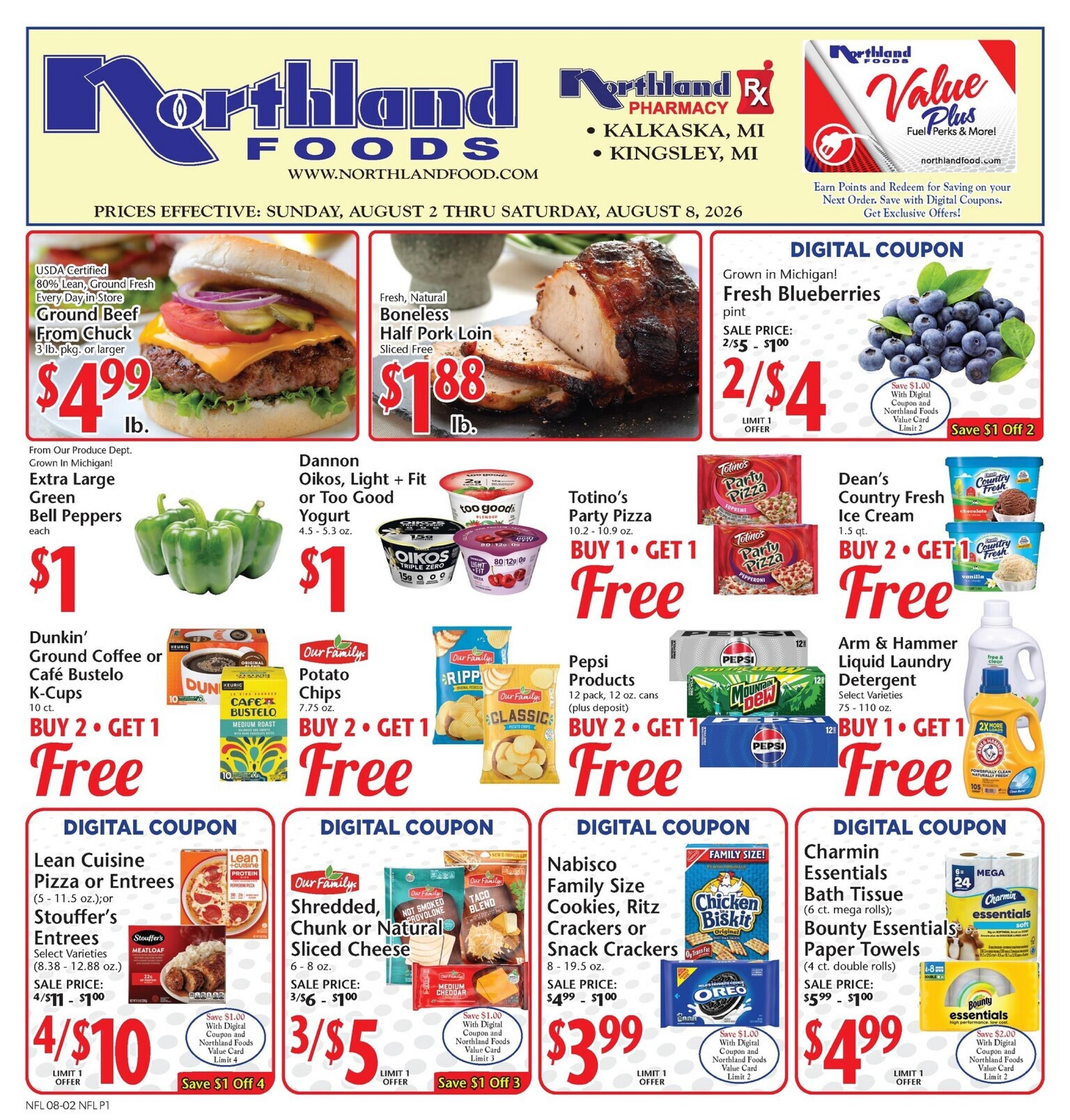 Northland Foods Weekly Ad August 2 - 8, 2026