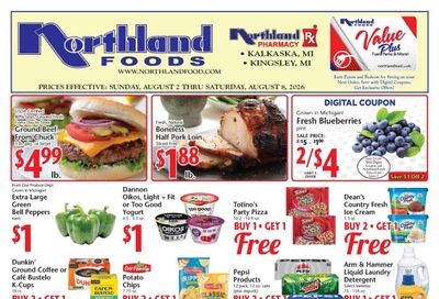 Northland Foods Weekly Ad August 2 - 8, 2026