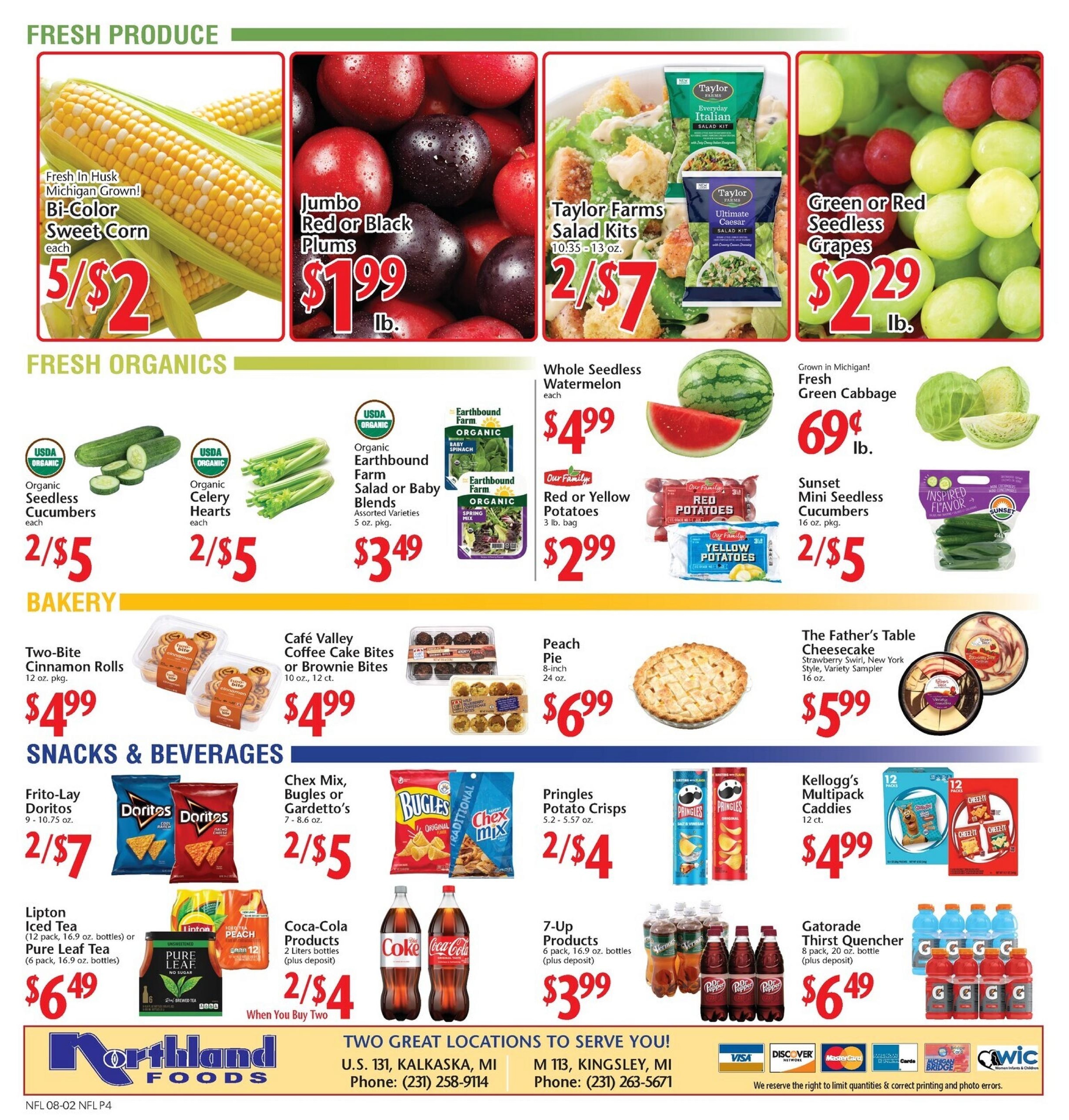 Northland Foods Weekly Ad August 2 - 8, 2026