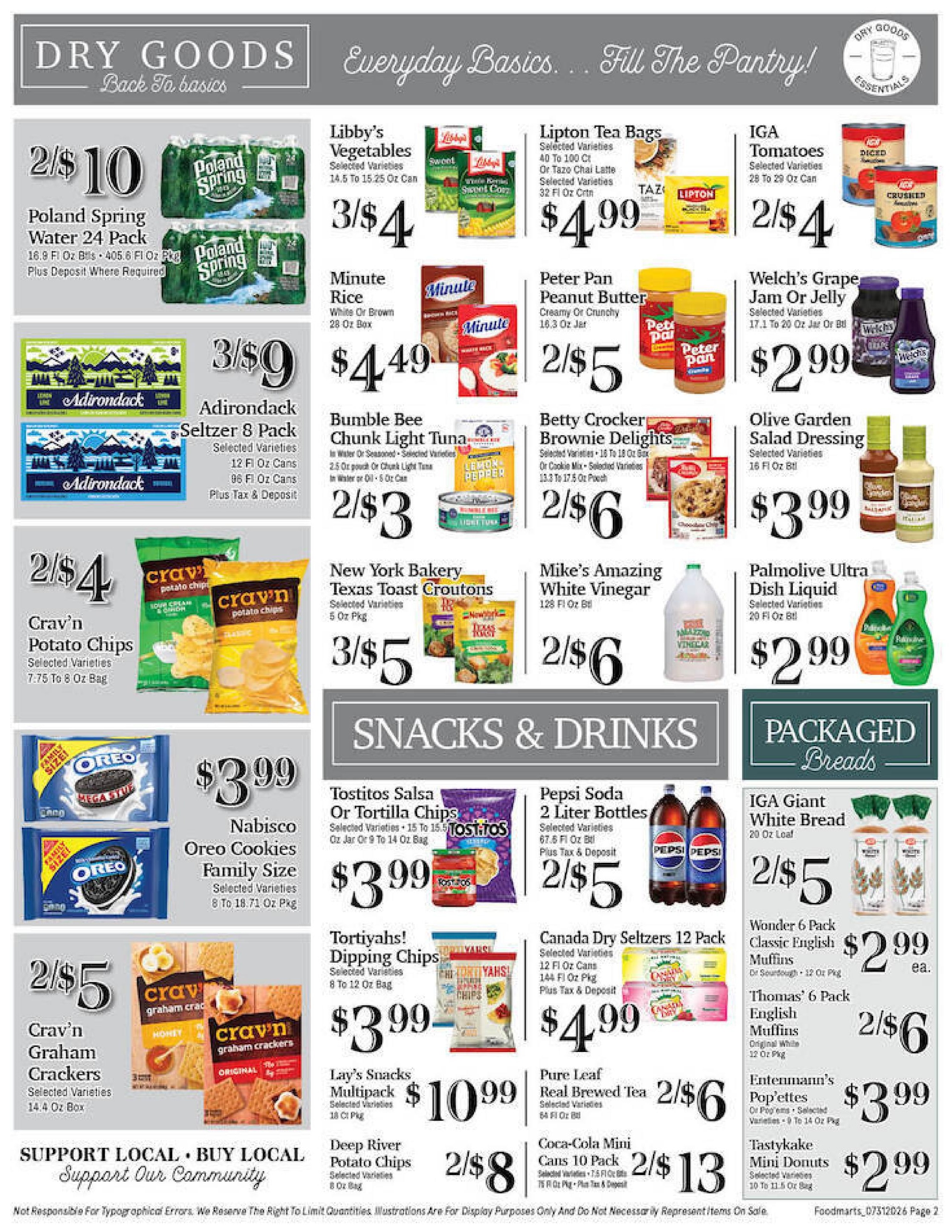 Maine Foodmarts Weekly Ad July 31 - August 6, 2026