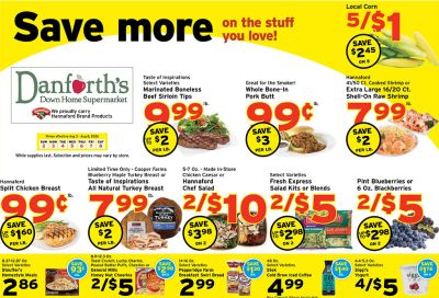 Danforth's Supermarket Weekly Ad August 2 - 8, 2026
