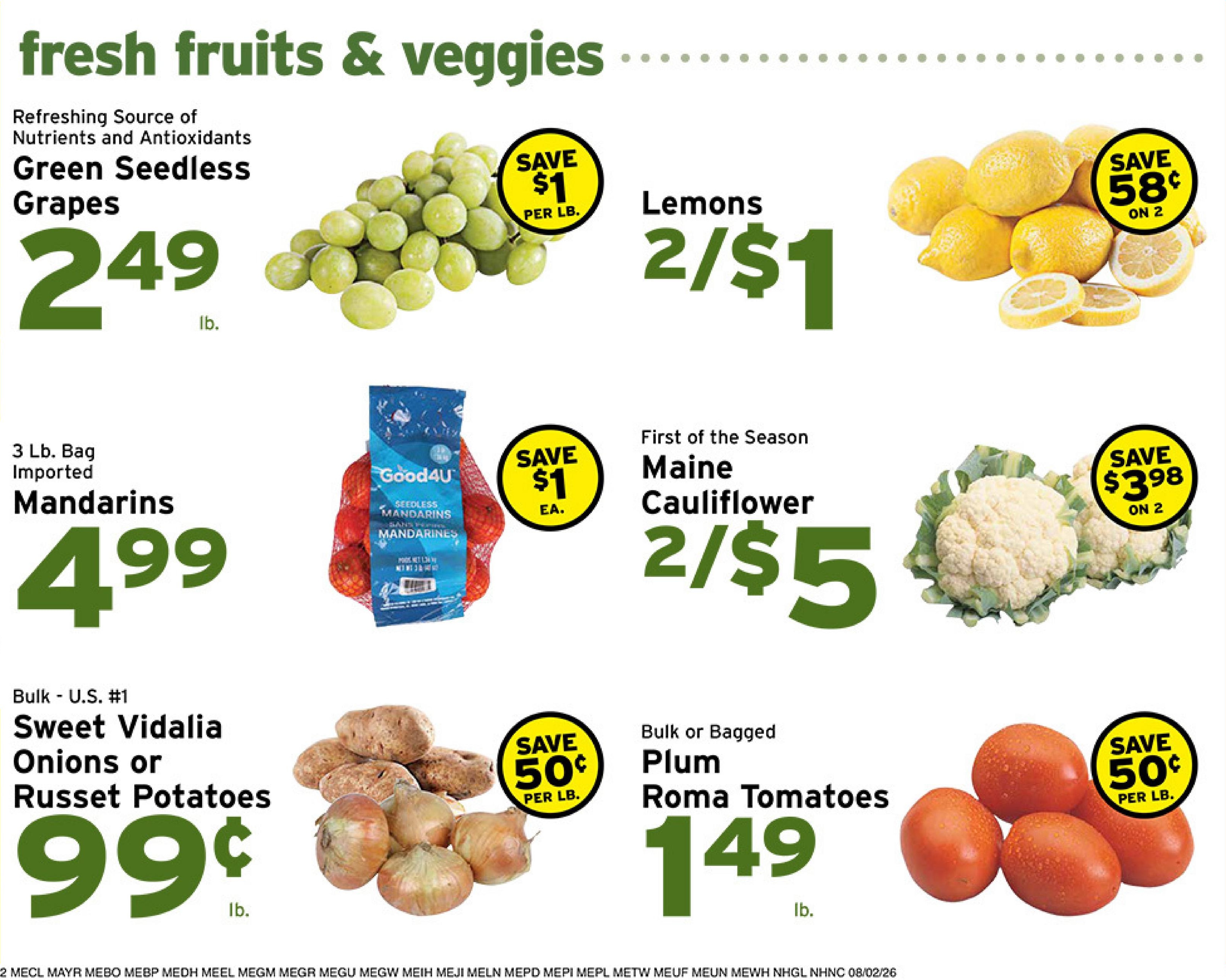 Danforth's Supermarket Weekly Ad August 2 - 8, 2026