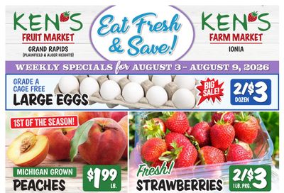 Ken's Fruit Market Weekly Ad August 3 - 9, 2026